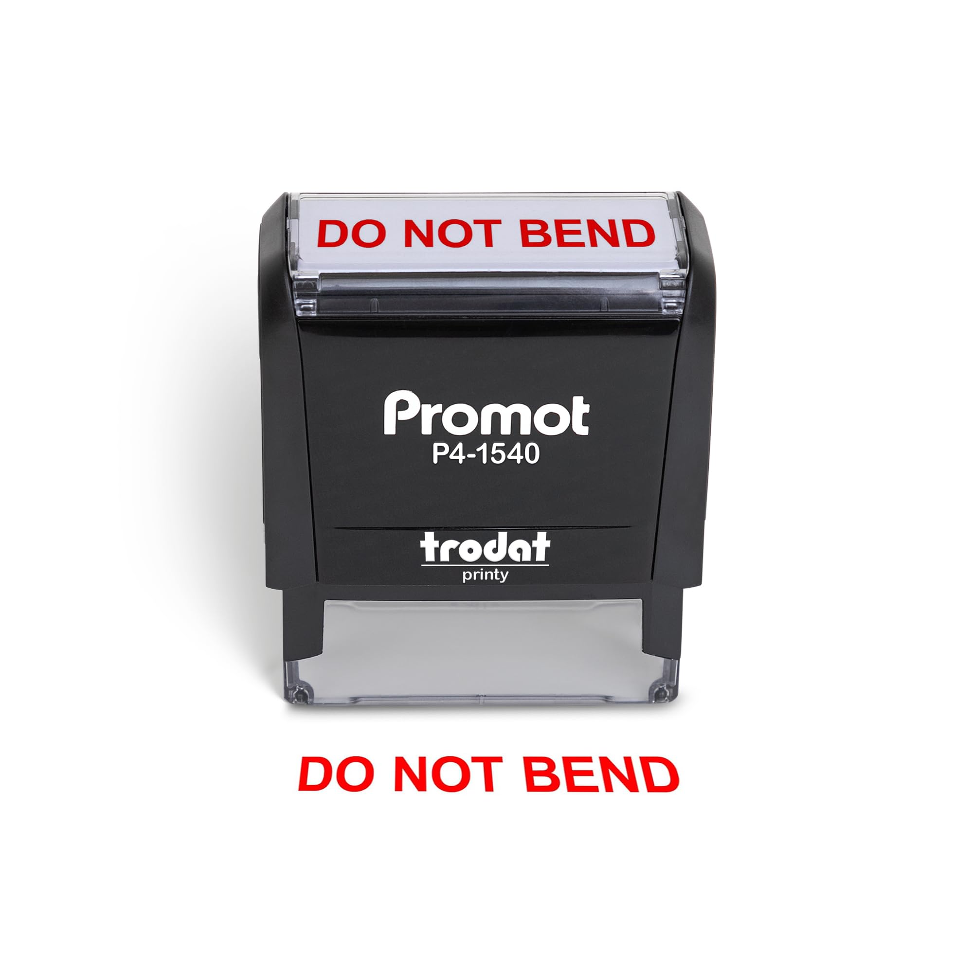 Promot Do Not Bend Stamp - Self Inking Rubber Stamp - Custom Stamp, Rubber Stamps, Ink Stamps, Stamps for Mailing, Custom Stamps Self Inking, Rubber Stamps Custom, Stamp Dispenser