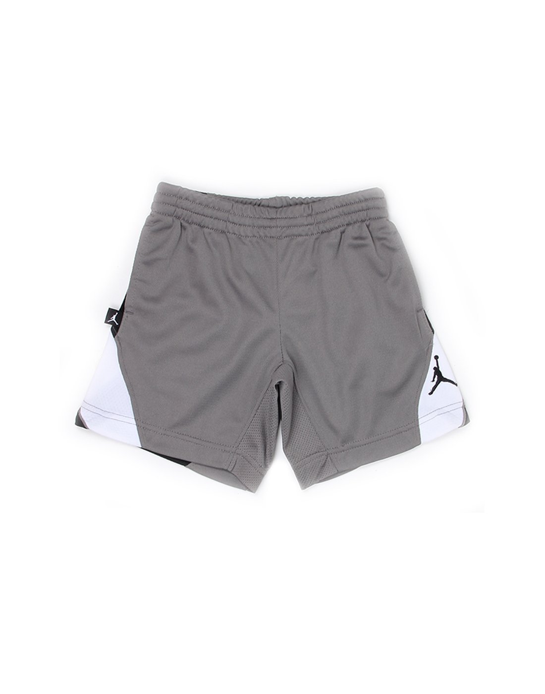 Jordan Boys Grey Solid Shorts