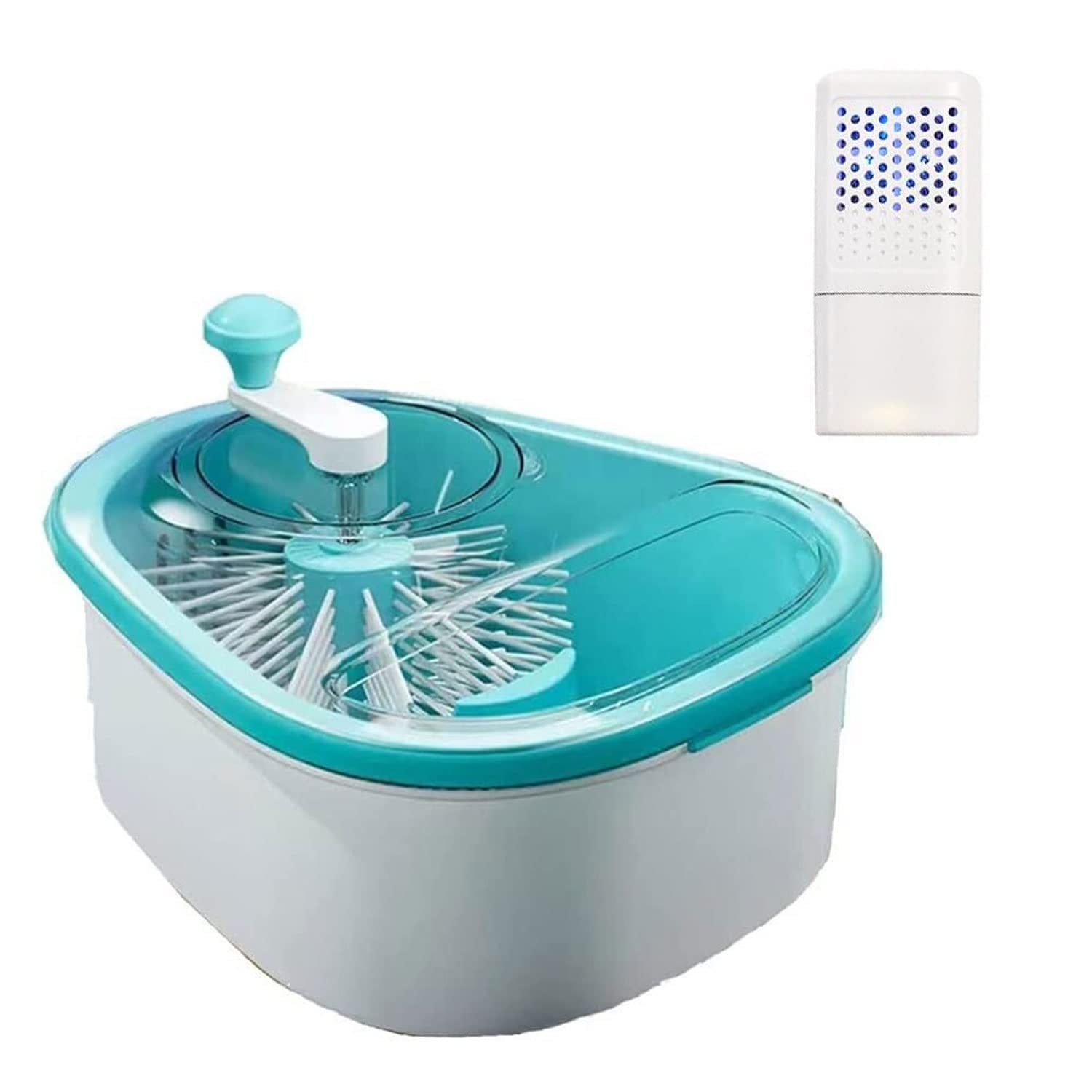 bacionFruit Washer Spinner, Vegetable Washer, Salad Spinner, Drain Basket - Essential Kitchen Accessories for Washing and Dewatering Vegetables, Fruits, and Shells BD-10507