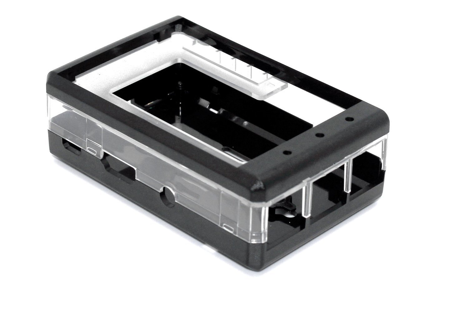 sb components 3.2" TFT LCD Transparent Case for Raspberry Pi 2 and Raspberry Pi 3 (Black)