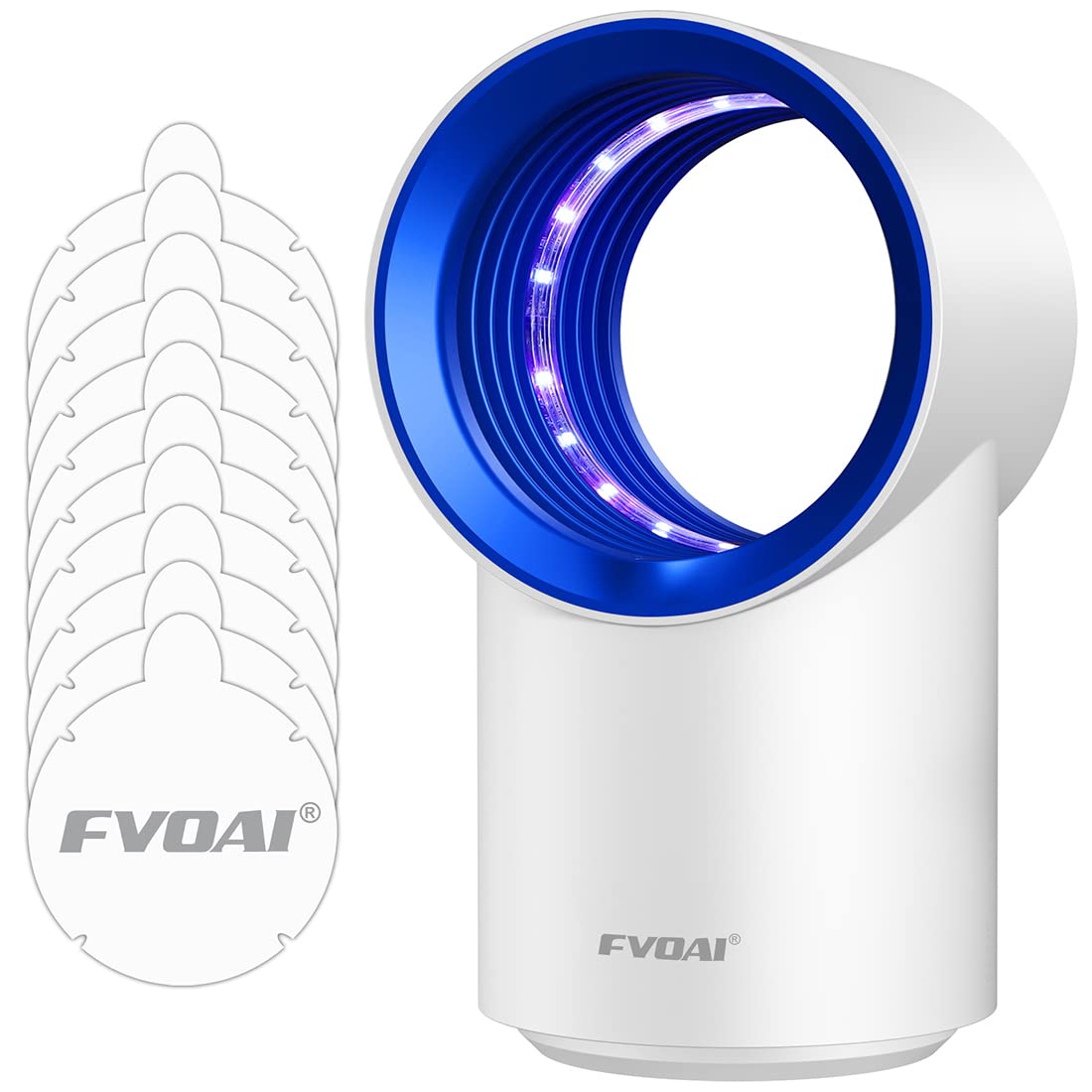 FVOAI Mosquito Traps, Indoor Insect Trap, Flying Bugs Trap Fruit Fly Mosquito Killer with 10 Sticky Glue Boards Mosquito Eradicator