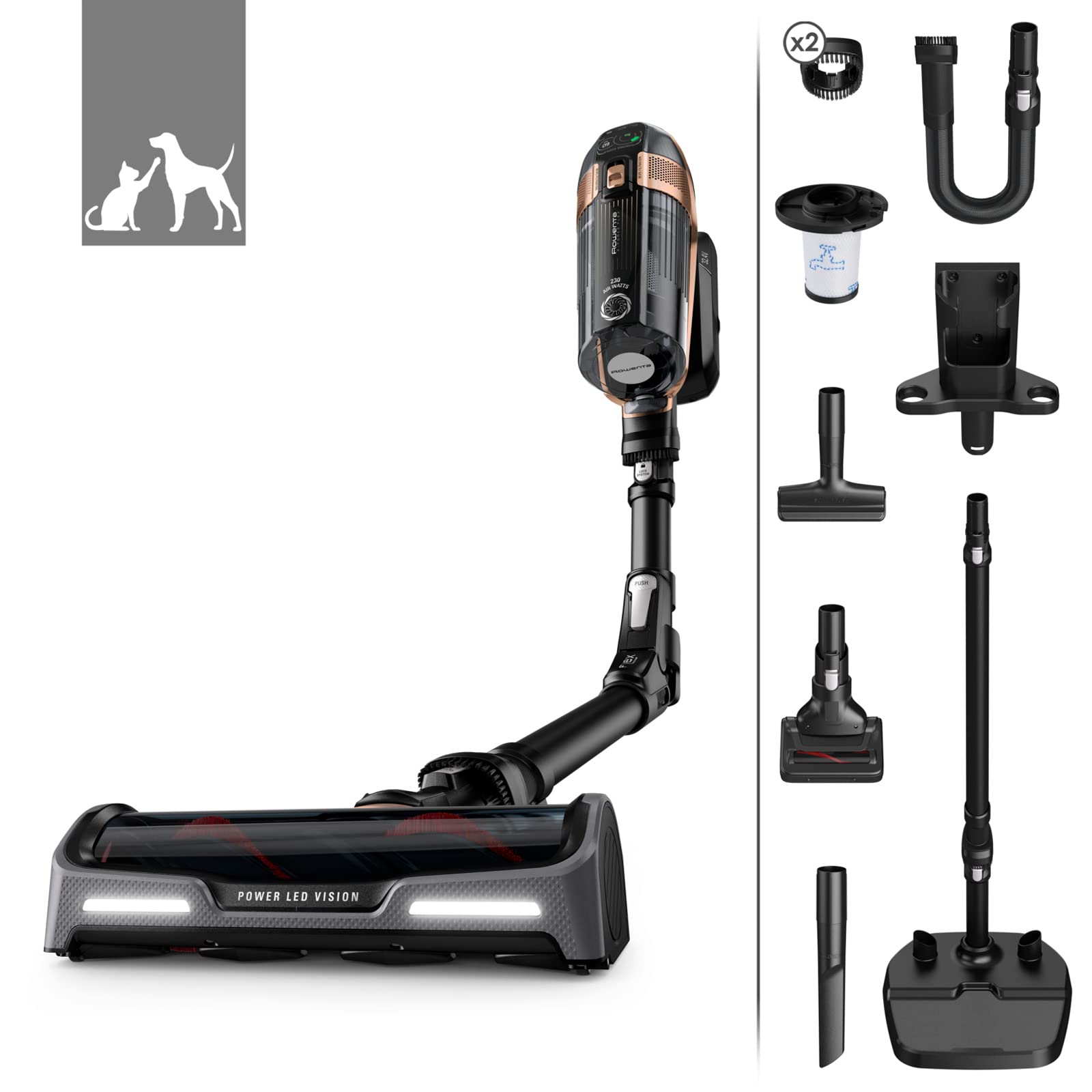 ROWENTA X-Force Flex 15.60 - Vacuum Cleaner black