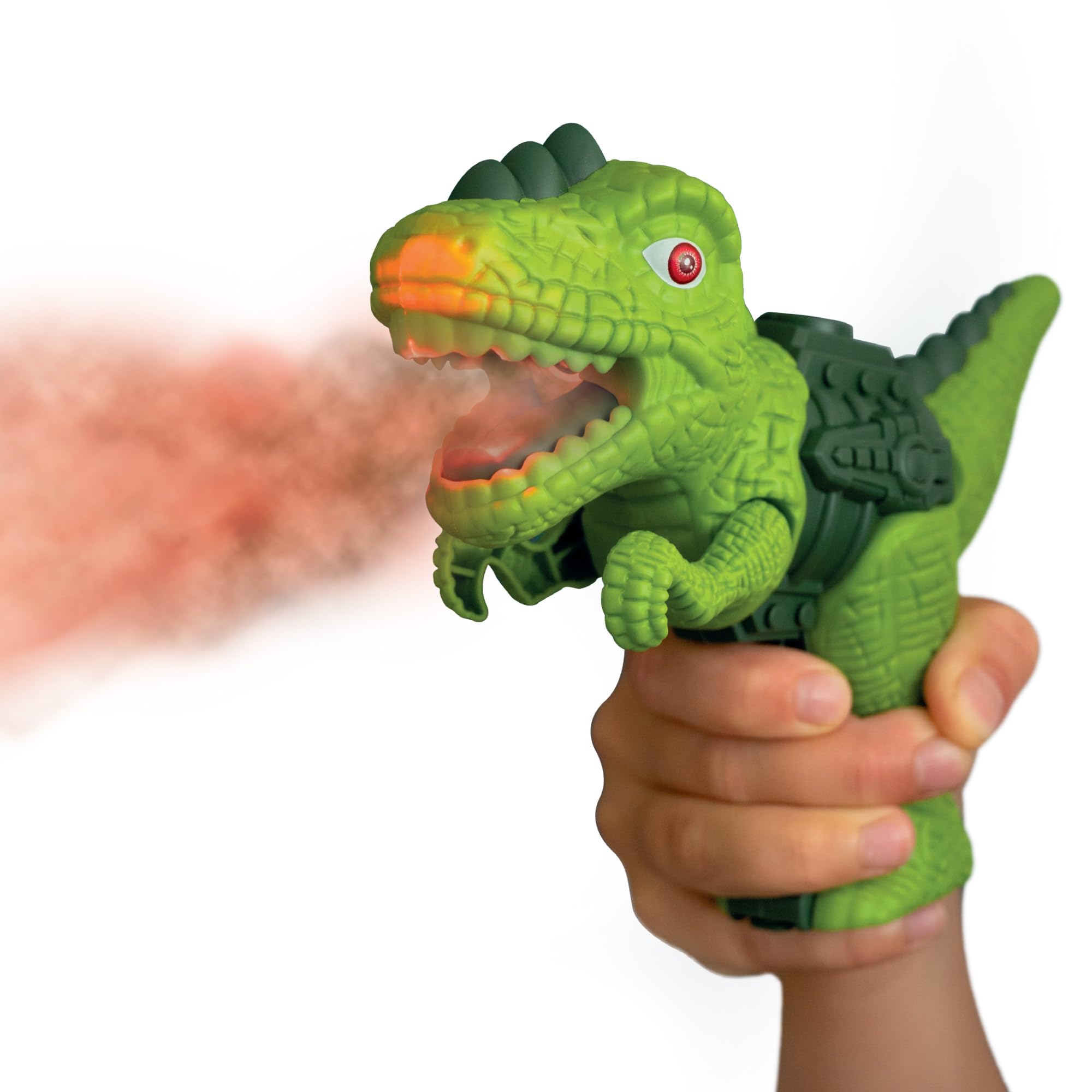 Funtime Gifts Fiery Breath Dinosaur Toy - Roaring Dinosaur with Realistic Sound Effects and Water-Activated Fiery Breath, Green