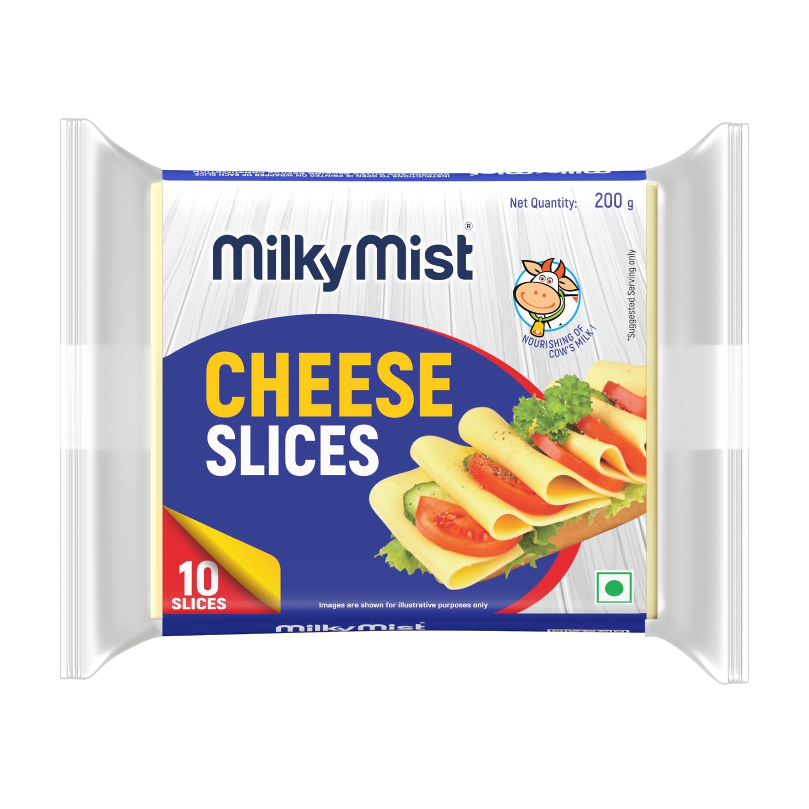 Milky Mist Cheese Slices, 200 g