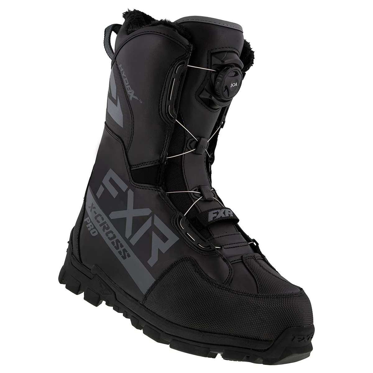 FXR X-Cross Pro BOA Snowmobile Boots Fixed Liner HydrX Membrane Black Ops