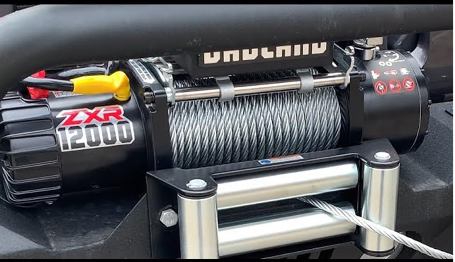 12000 lb. IP 66 Weather Resistant Off-Road Vehicle Electric Winch with Automatic Load-Holding Brake