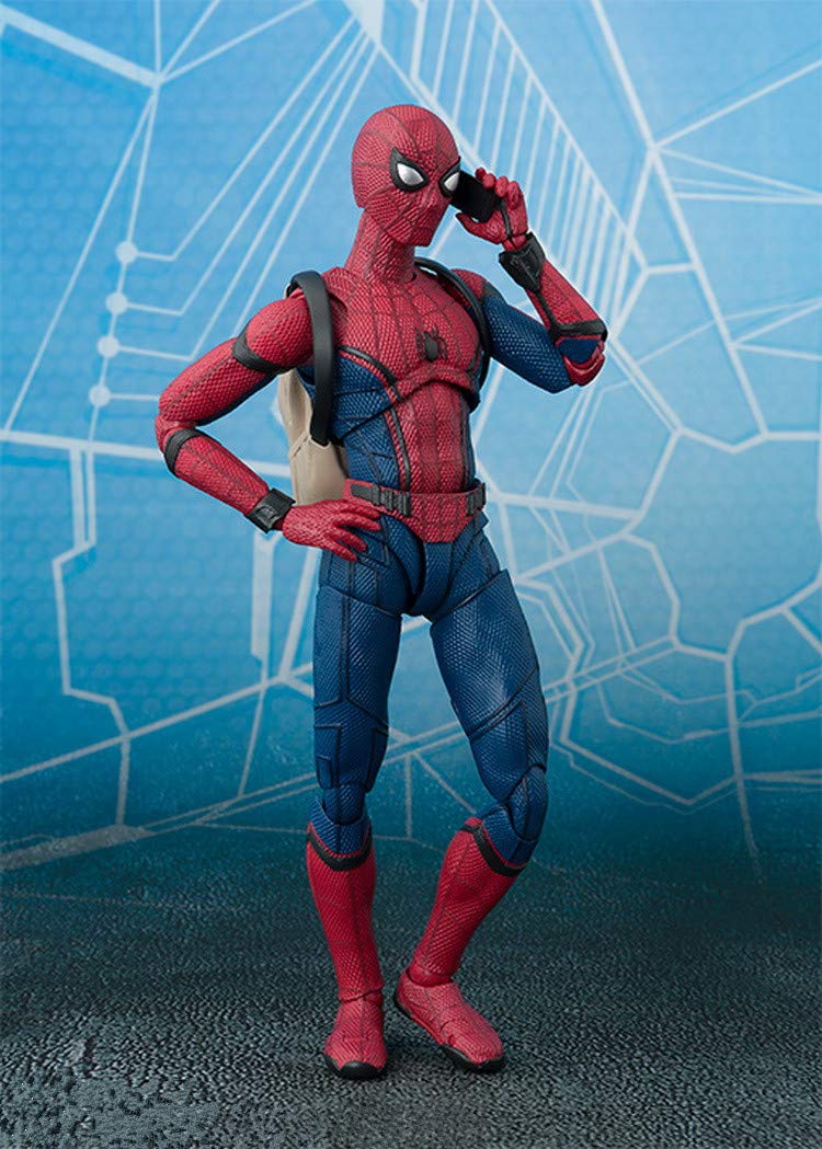 THHE Spiderman Man Homecoming The Spiderman PVC Action Figure Collectible Model Toy, Box Packaging