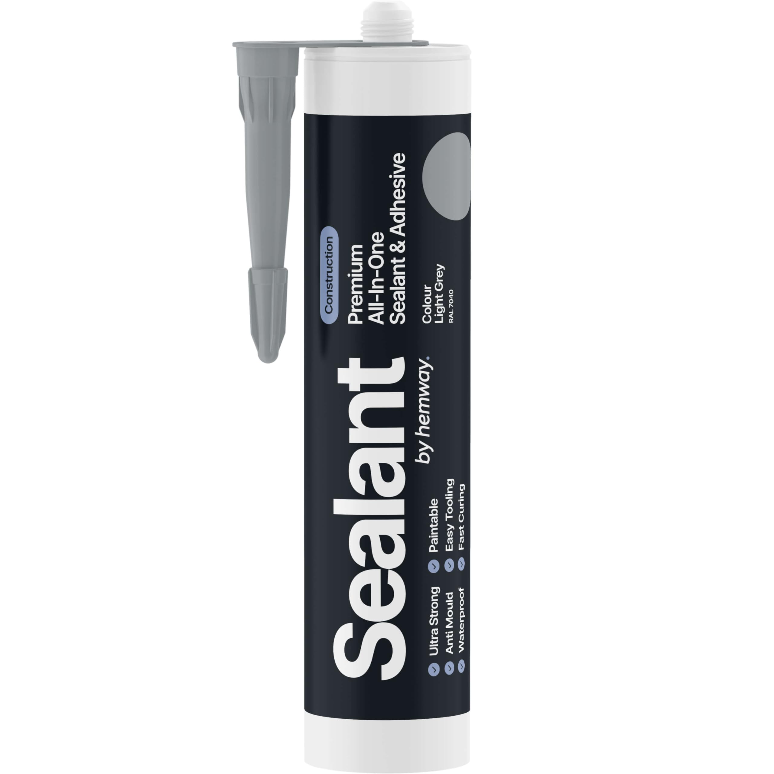 Hemway Light Grey Sealant & Adhesive - 10.14oz - Construction & Joint