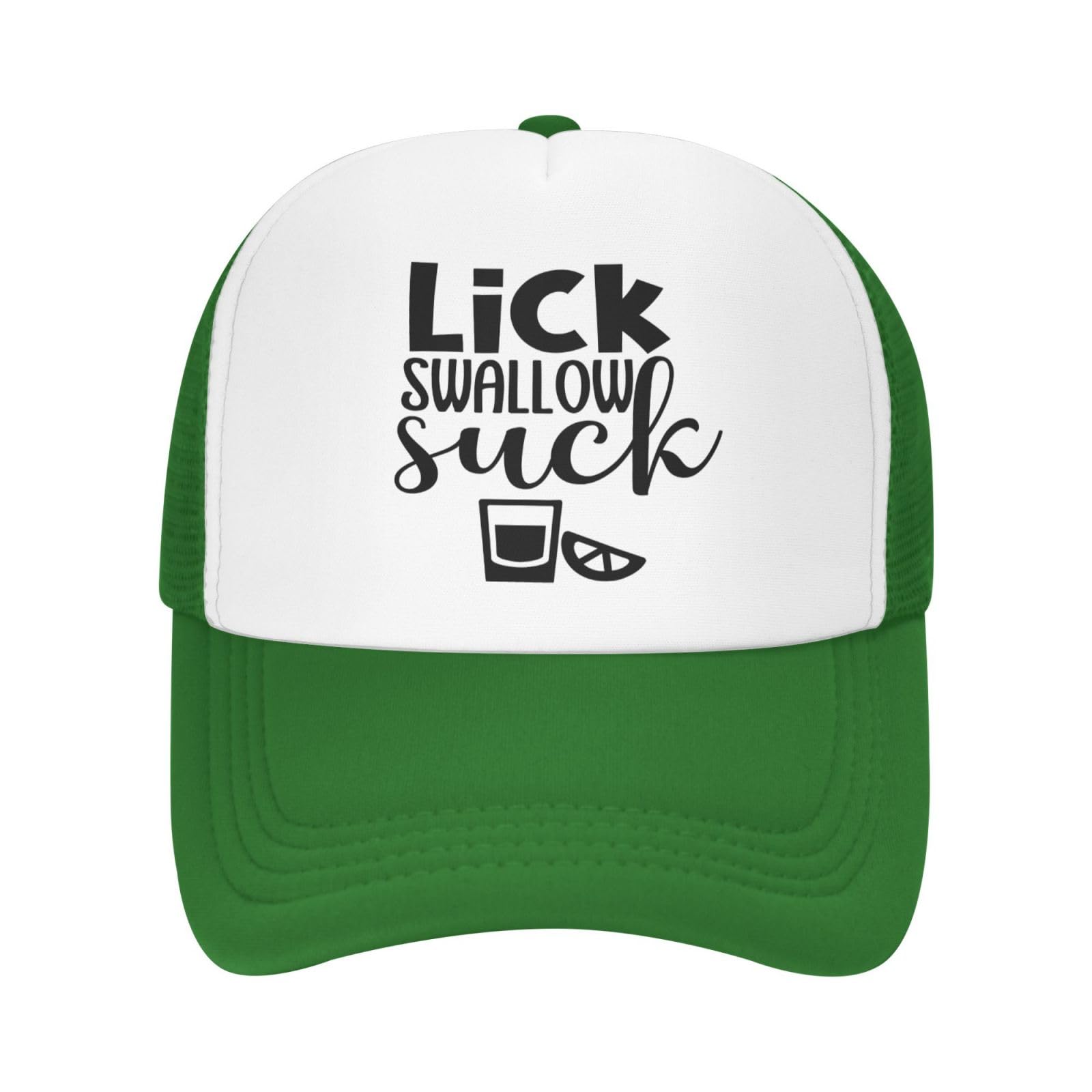 Sancho Tequila Lick IT Suck IT Trucker Hat Adjustable Baseball Cap for Unisex Snaps Hats