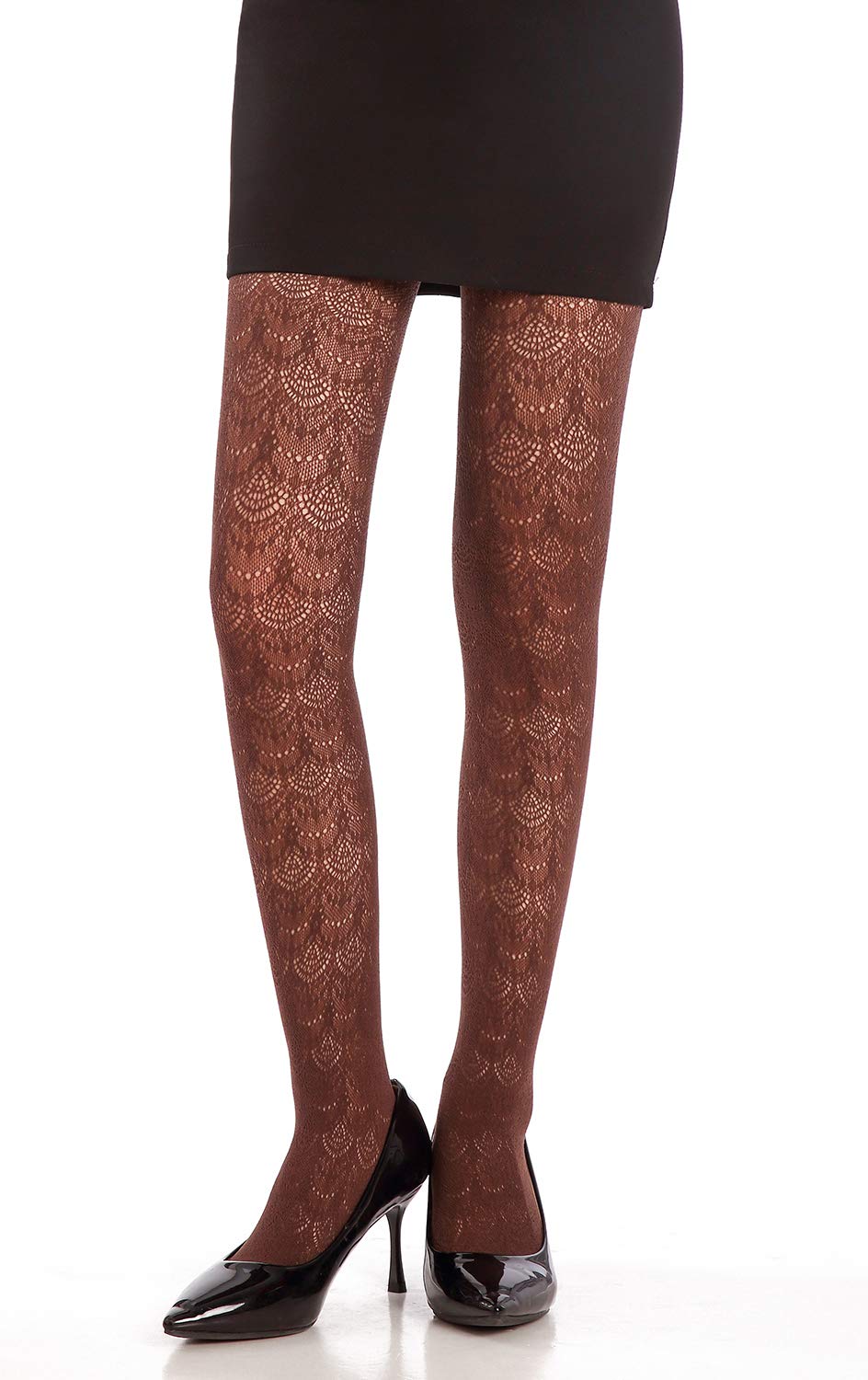 SportsWell Women Fishnet Hollow Out High Waist Lace Stockings Tights Pantyhose