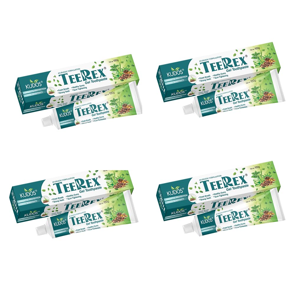 KUDOS AYURVEDIC TEREX TOOTHPASTE PACK OF 4