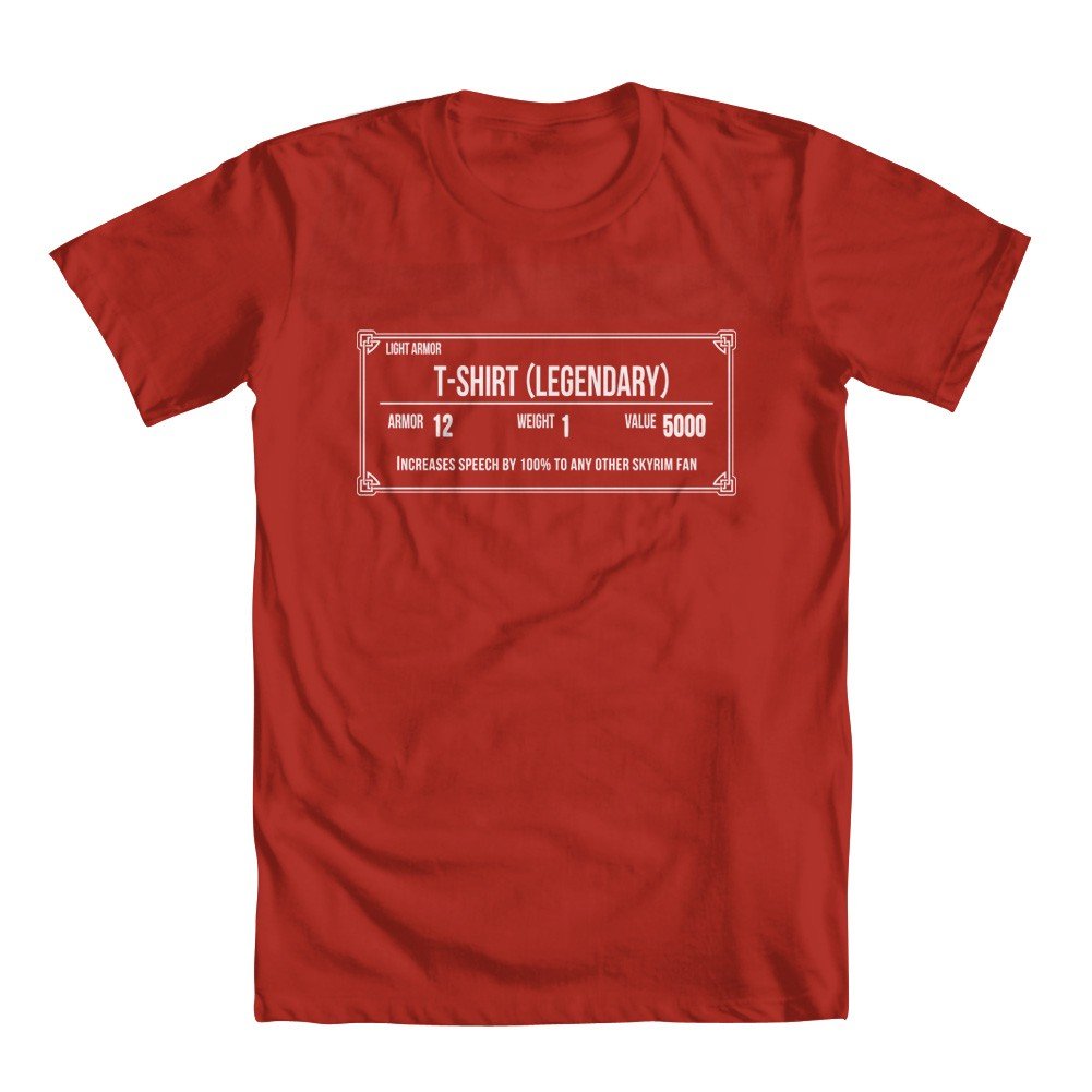 Legendary Item T-Shirt Men's T-Shirt Red Large