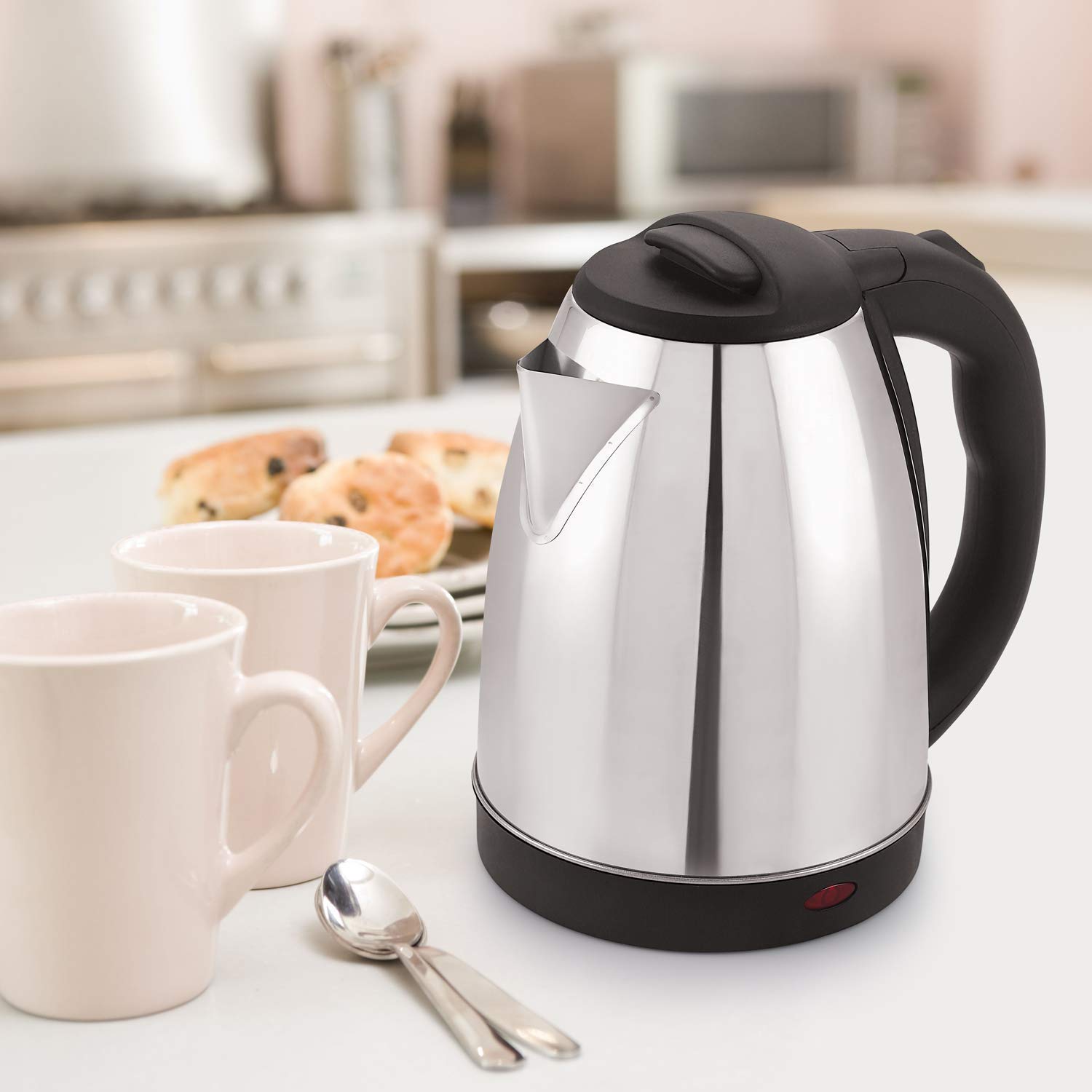 3VS™ Electric Kettle 2 Litre Design for Hot Water, Tea,Coffee,Milk, Rice and Other Multi PuRP Accessoriesose Cooking Foods Kettle