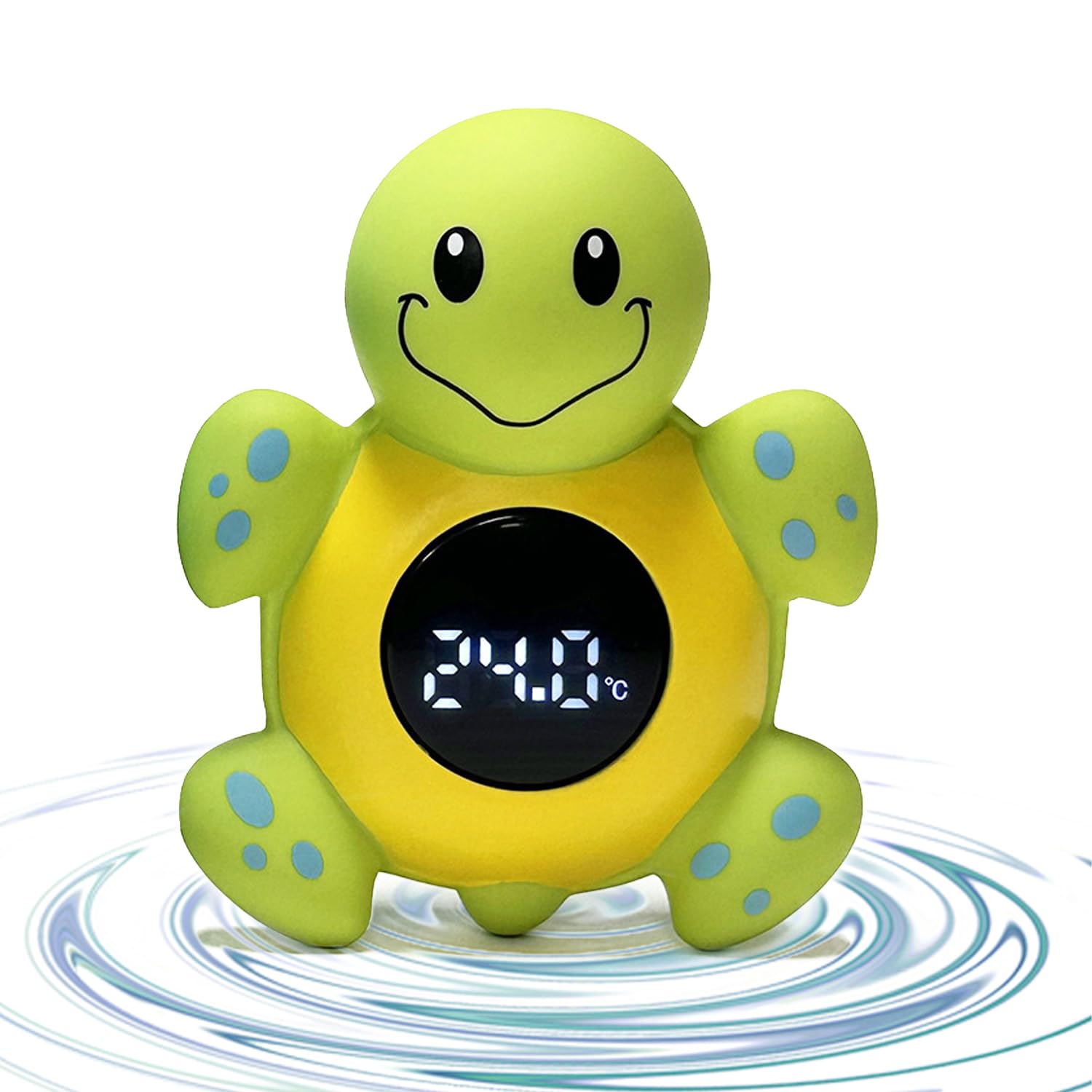 Masroo Baby Bath Thermometer,Water Temperature Thermometer with Fahrenheit and Celsius Display,Safety Floating Toy,Bath Tube Thermometer for Infant,Toddler,New Baby Essentials