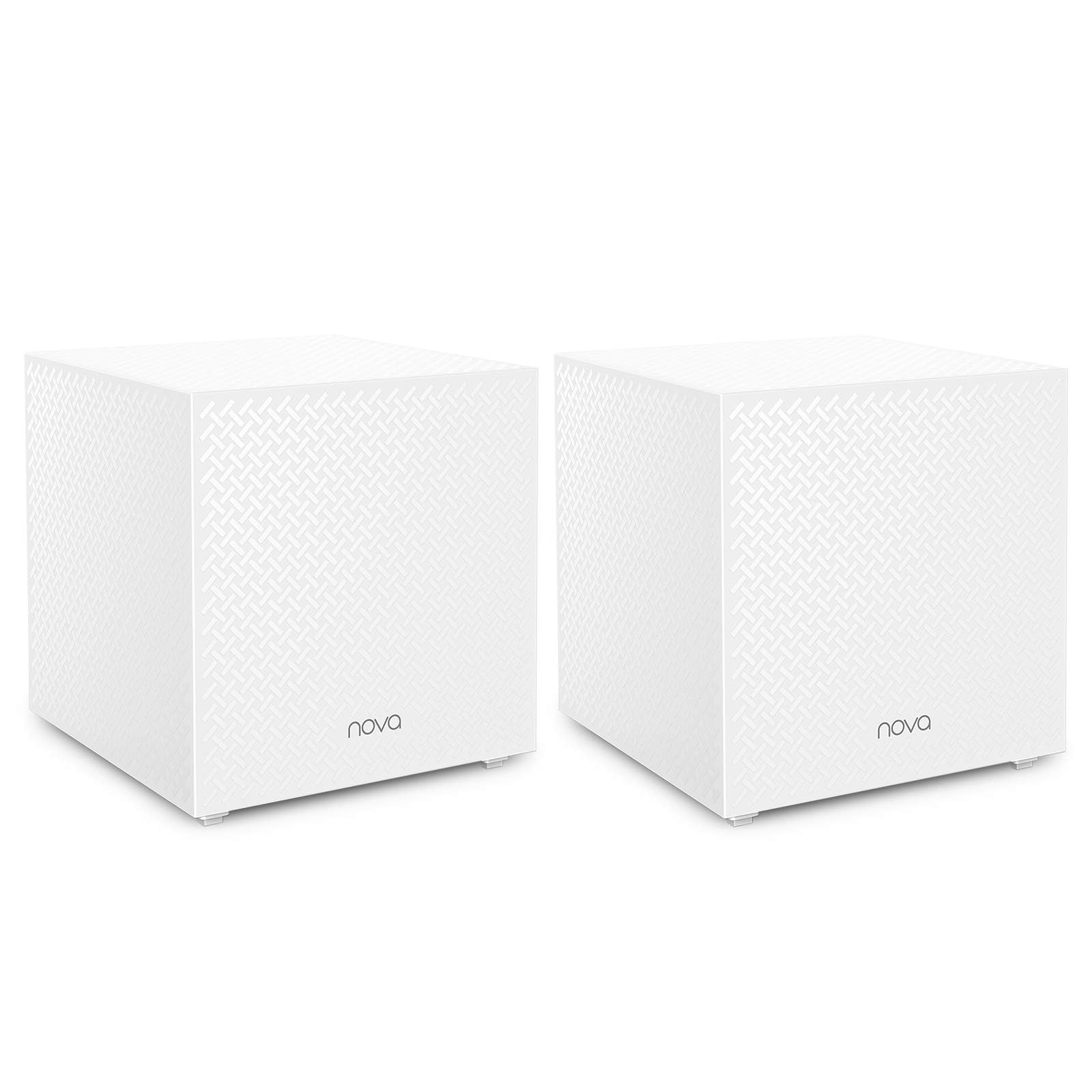 Tenda Nova MW12 Mesh WiFi System - Whole Home WiFi Mesh System - Tri-Band AC2100-4000sq² WiFi Coverage - 3 Gigabit Ports - Easy Setup - Replaces WiFi Router and Extender Booster - 2-Pack