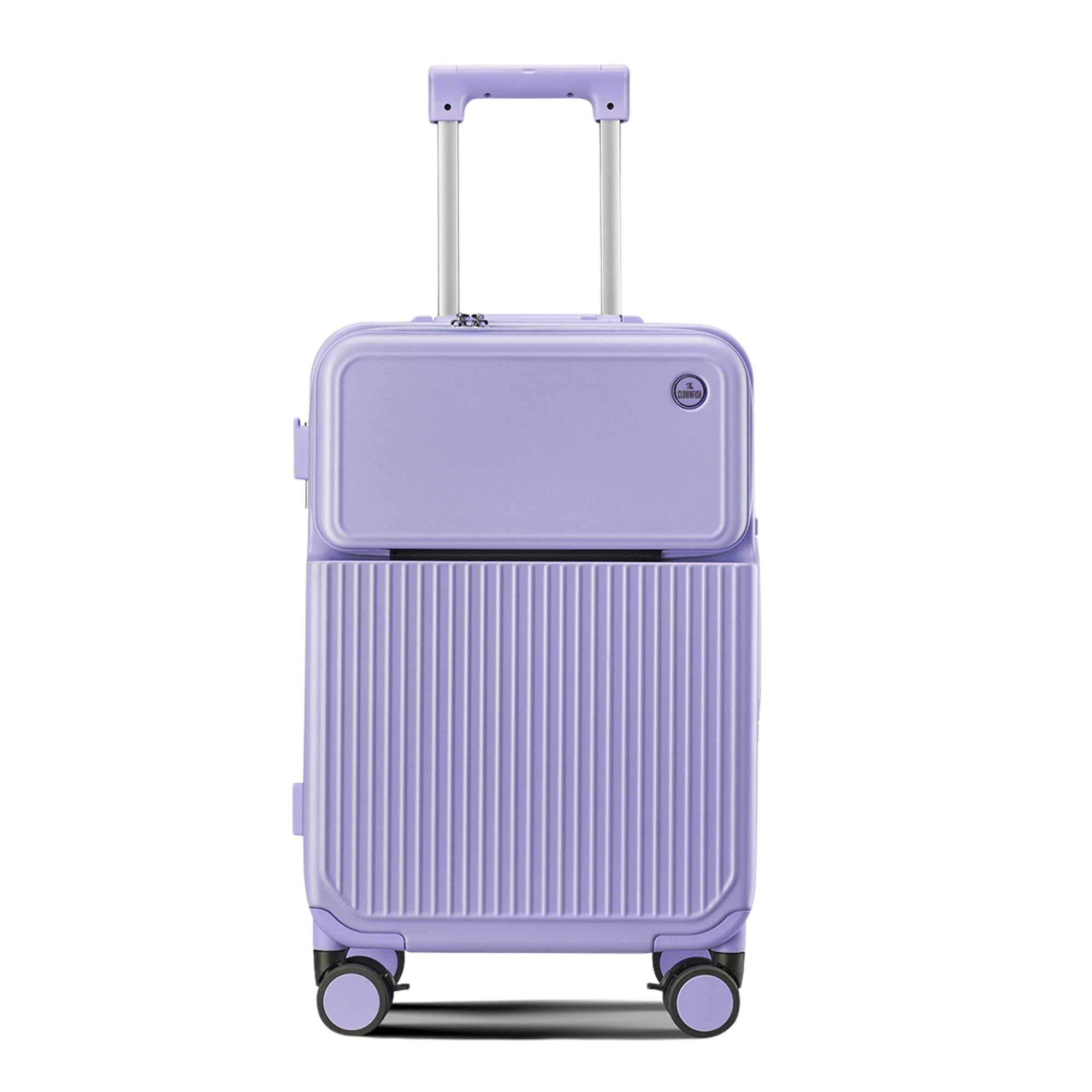 THE CLOWNFISH Popstar Series Trolley Bags for Travel | Suitcase for Travelling | Cabin Trolley Bags | Luggage Bags | 36 litres | Lavender