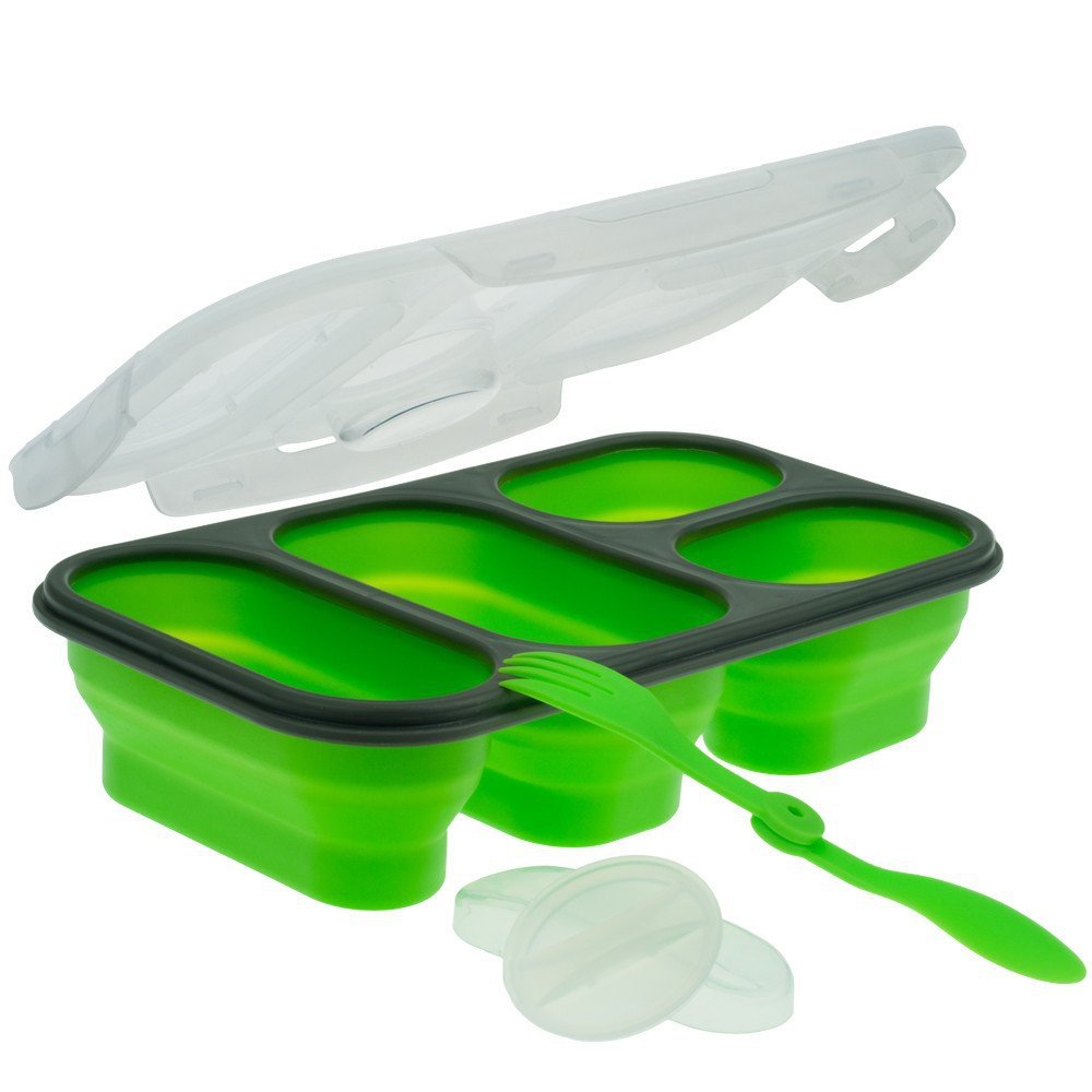 Smart Planet Silicone Portion Perfect Meal Kit - Green