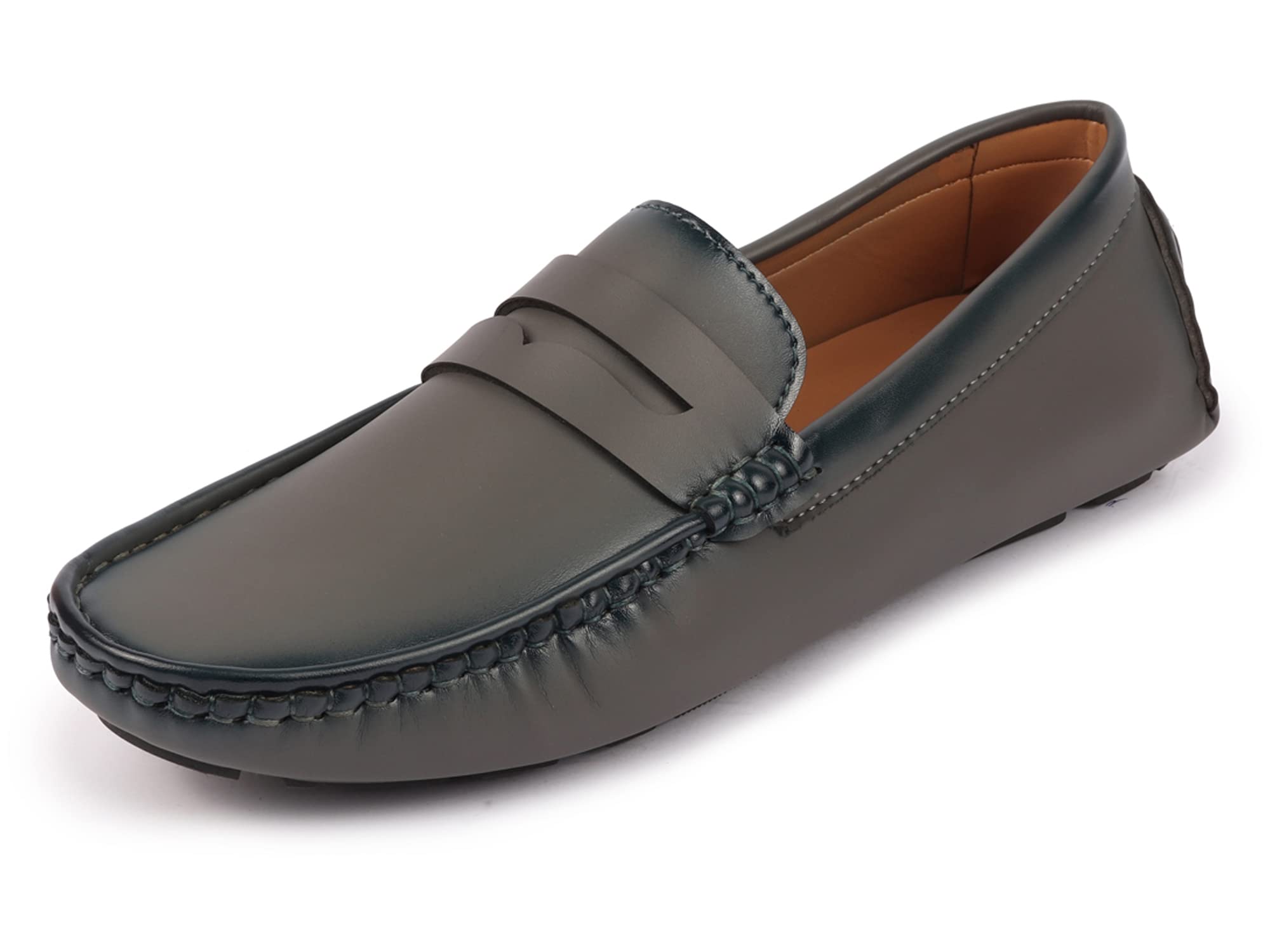 Men's Hand Stitched Comfort Loafer and Moccasin Shoes