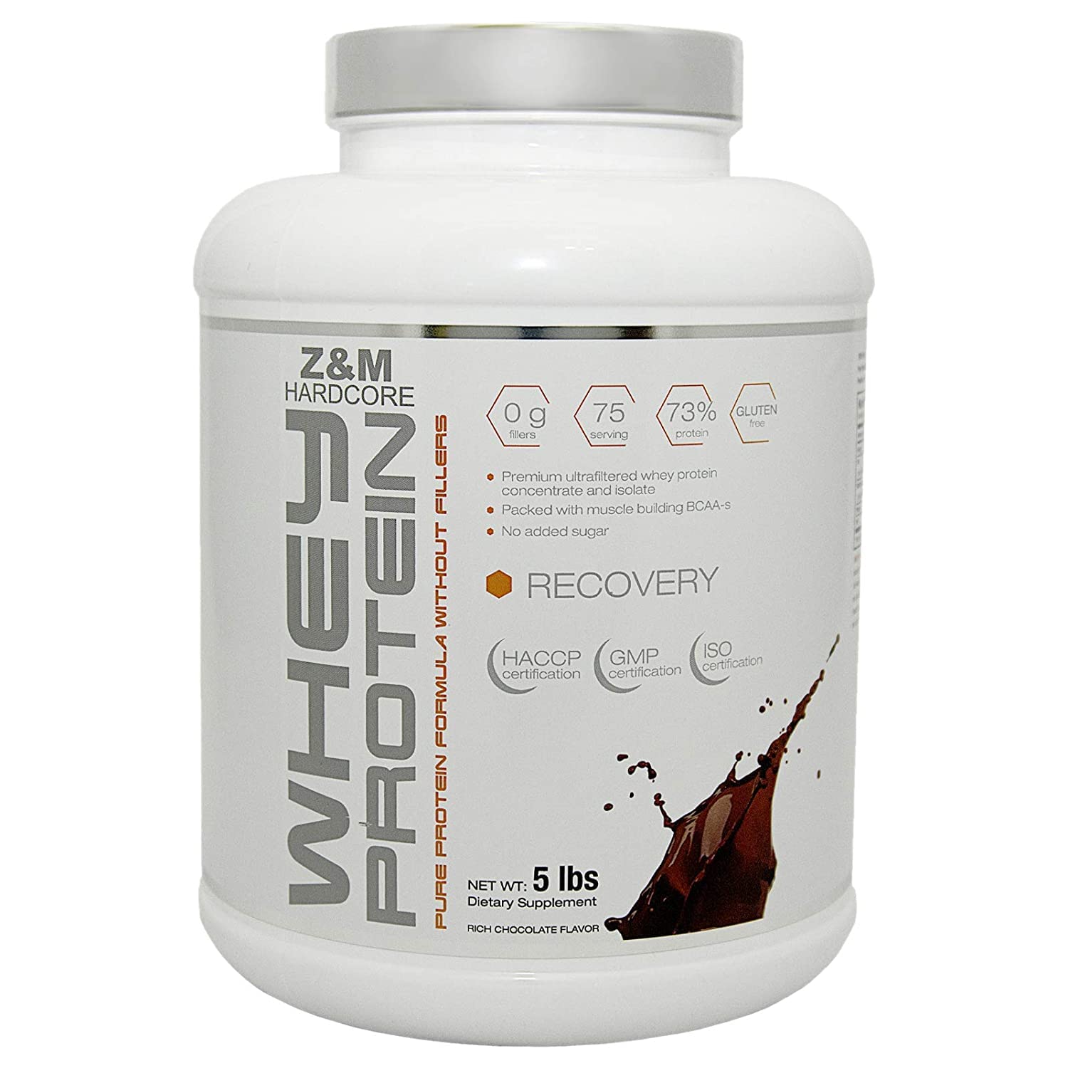 Z&M HARDCORE Whey Chocolate, 5 Lbs