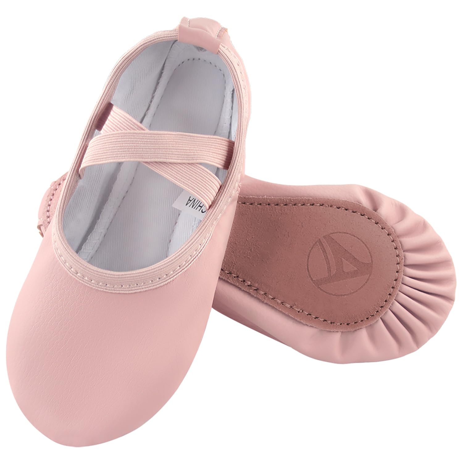 AENLLEYGirls Ballet Shoes Toddler Ballet Slippers Soft Leather for Little Kid Big Kid