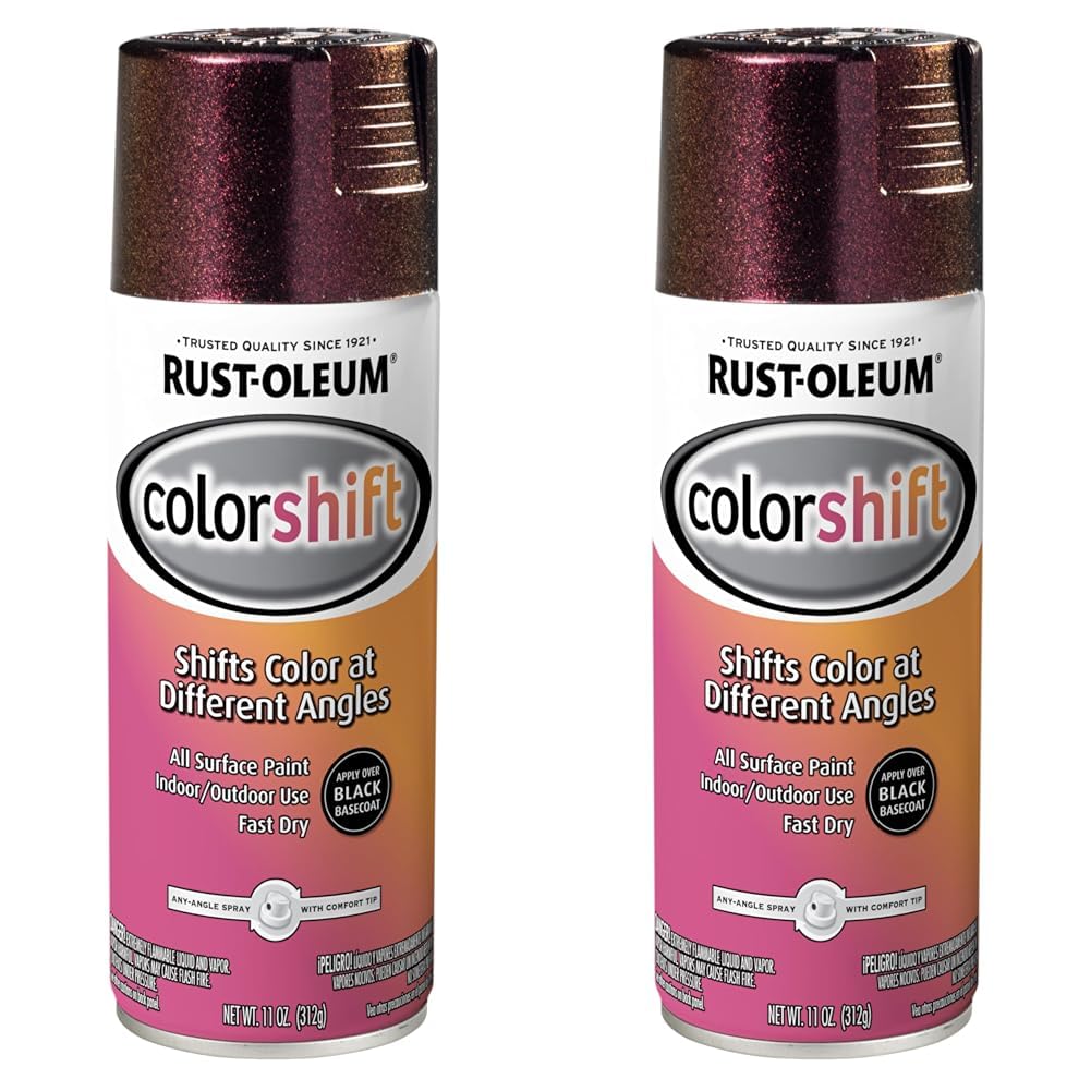 Rustoleum Color Shift Spray Paint, 11 ounce, Pink Champagne (Pack of 2)