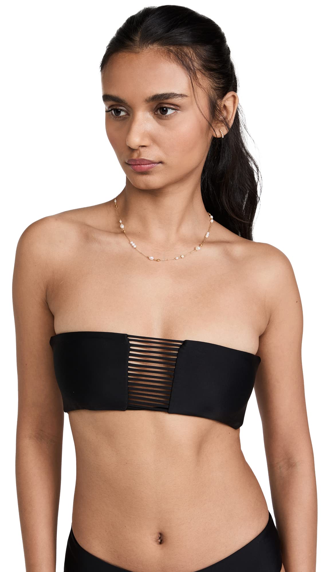 MIKOH Women's Sunset Bandeau Bikini Top