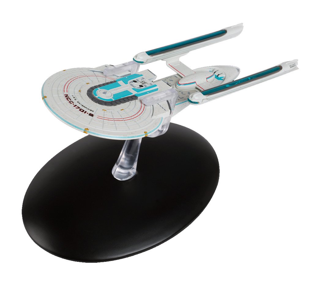 USS Enterprise NCC-1701-B Eaglemoss Collection Model - Star Trek the Official Collection: Issue #40 with German Magazine