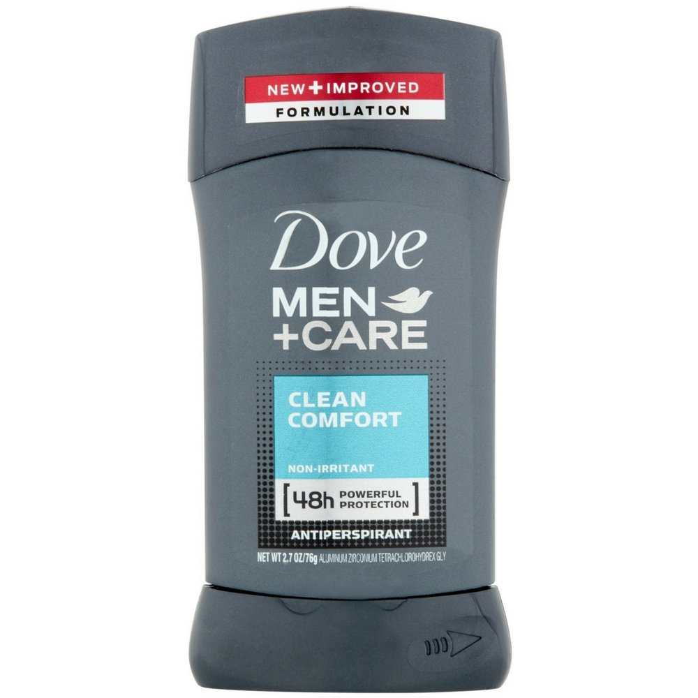 DoveMen+Care Antiperspirant Deodorant Stick Clean Comfort 2.7 oz