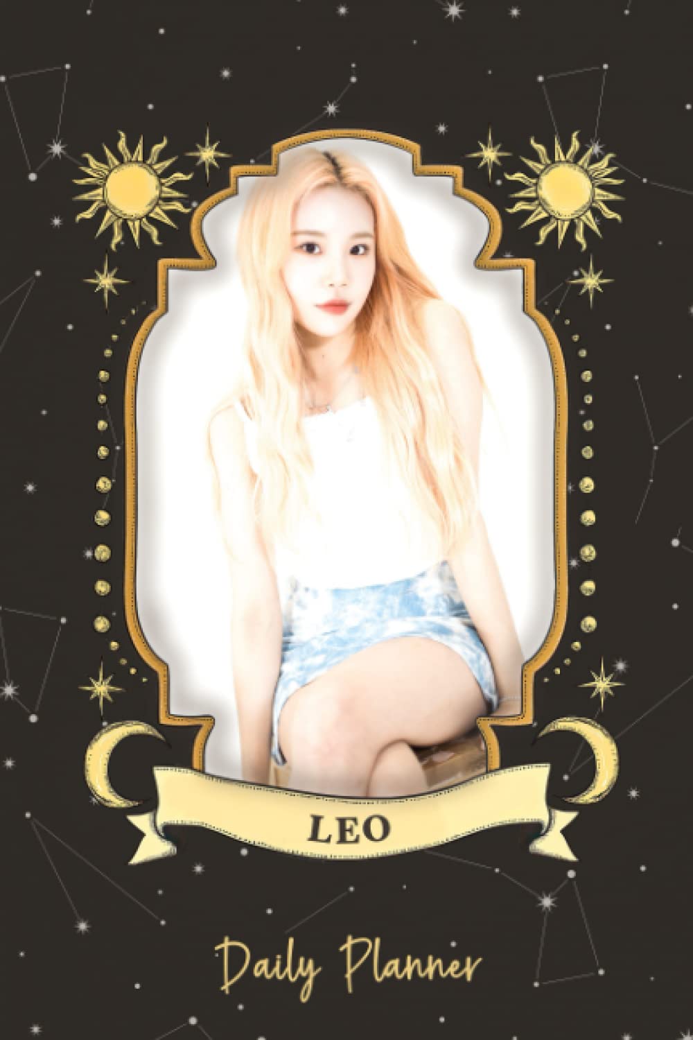 Daily Planner: JooE Singer Of South Korean Girl Group K-Pop J-Pop Leo 190 pages 6 x 9" Mood Habit Tracker Goal Setting Zodiac Planner Schedule Journal Track Progress Routines Horoscope Journal