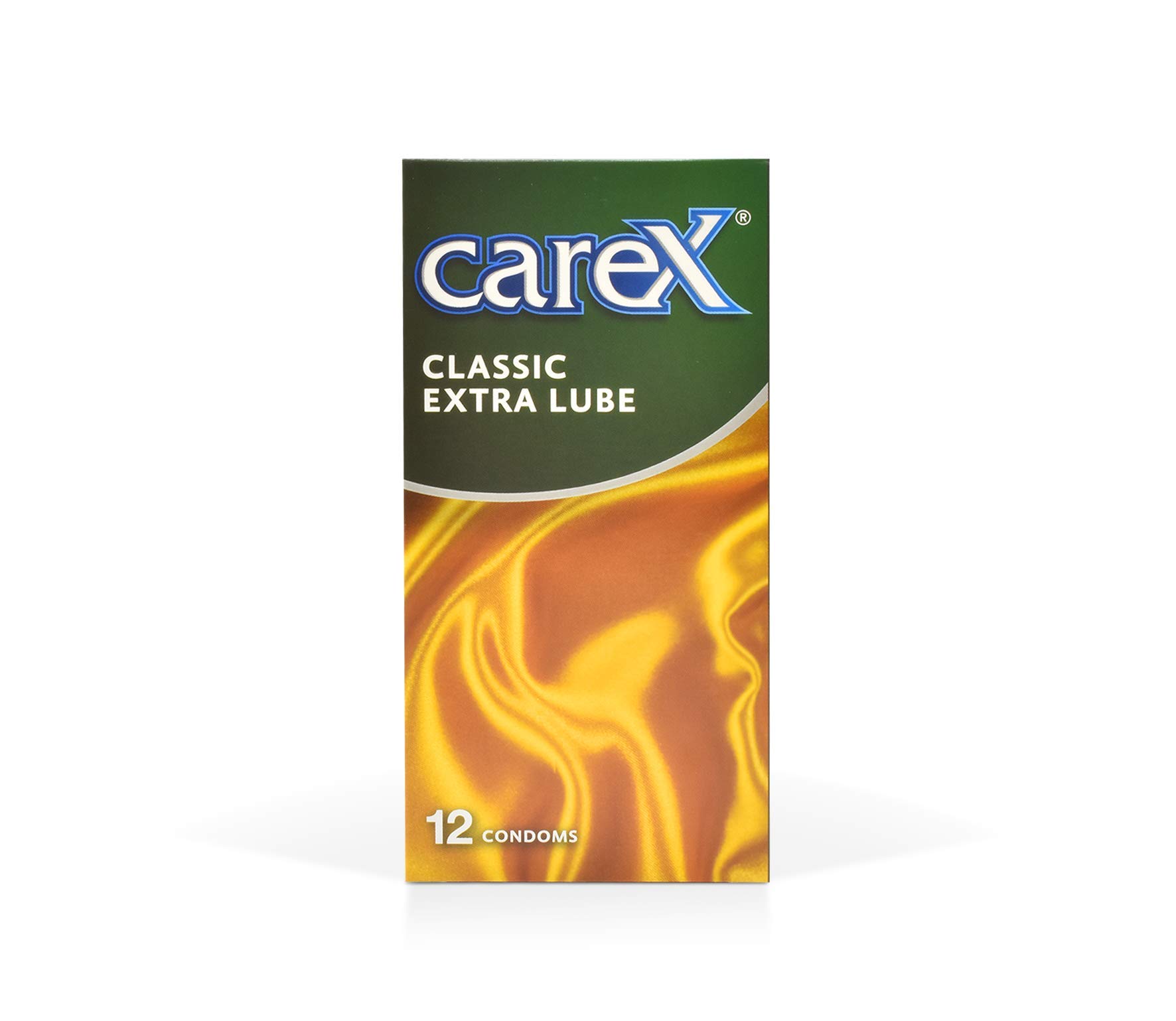 Carex Classic Extra Lube Condoms | Extra Lubricated For A Natural Feeling | 12 Count