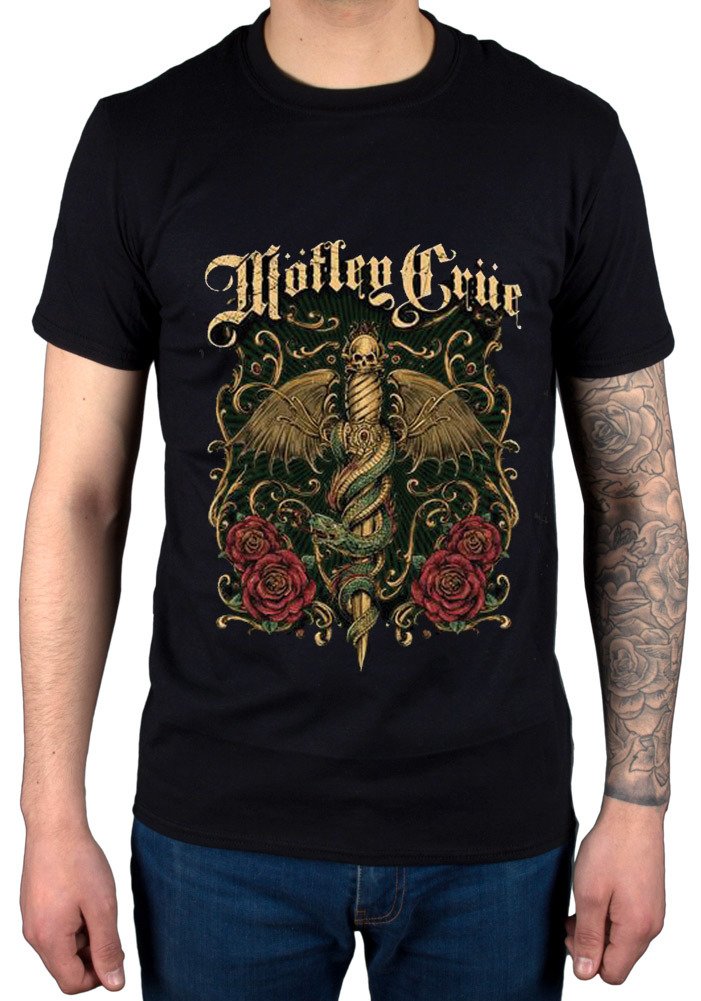 Iron MaidenMotley Crue 'Exquisite Dagger' T-Shirt