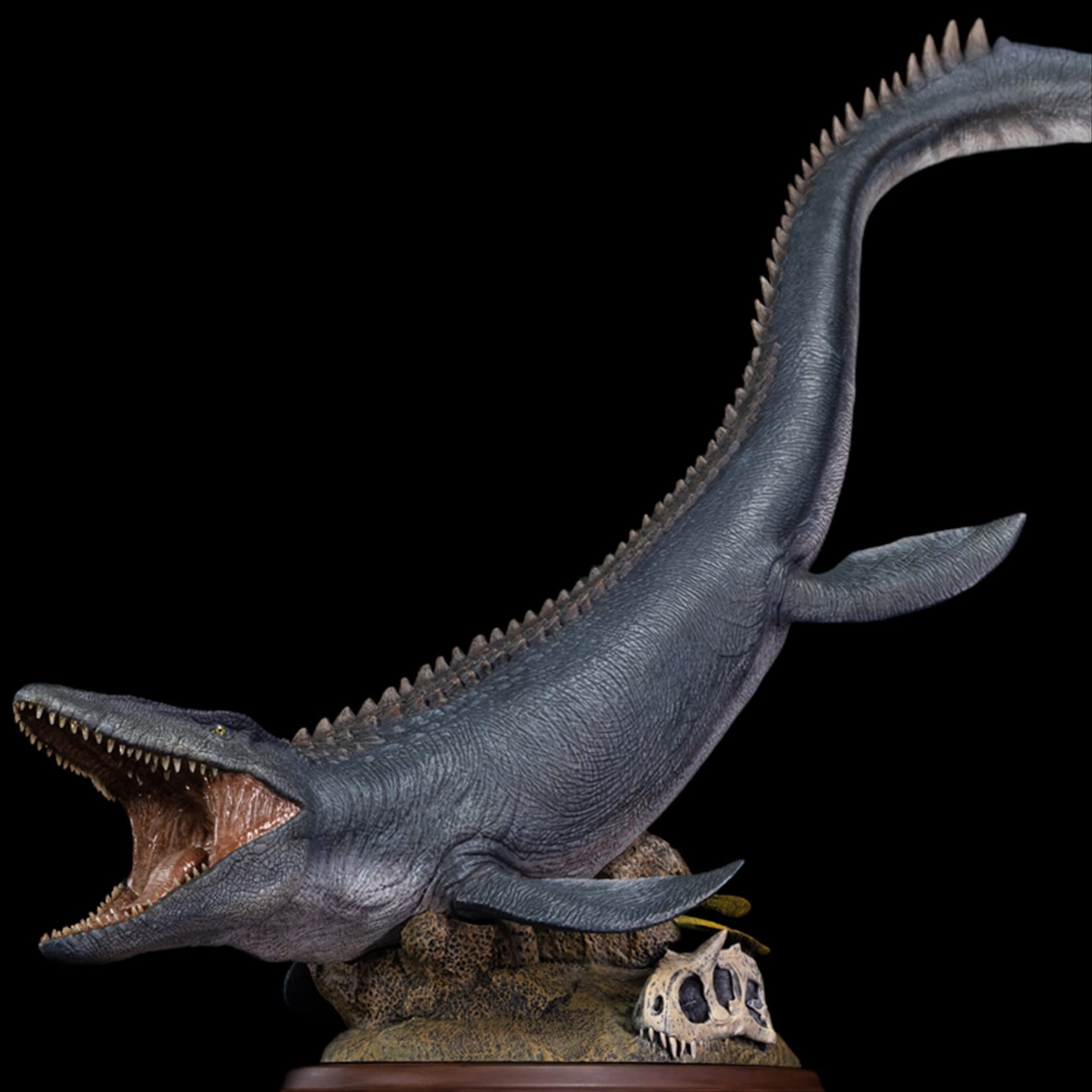 Nanmu Mosasaurus 2.0 Lord of Abyss Model Mosasauridae Dinosaur Figure Prehistoric Animal PVC Collector Decoration Gift for Adult (Lord of Abyss 172312 DX)