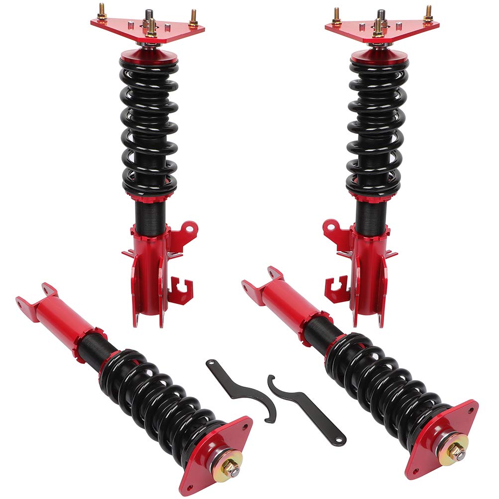 OCPTY Coilovers Suspension Lowering Kit Adjustable Height Full Coil Springs Struts Shock fit for 2007-2015 for Nissan Altima /2009-2014 for Nissan Maxima