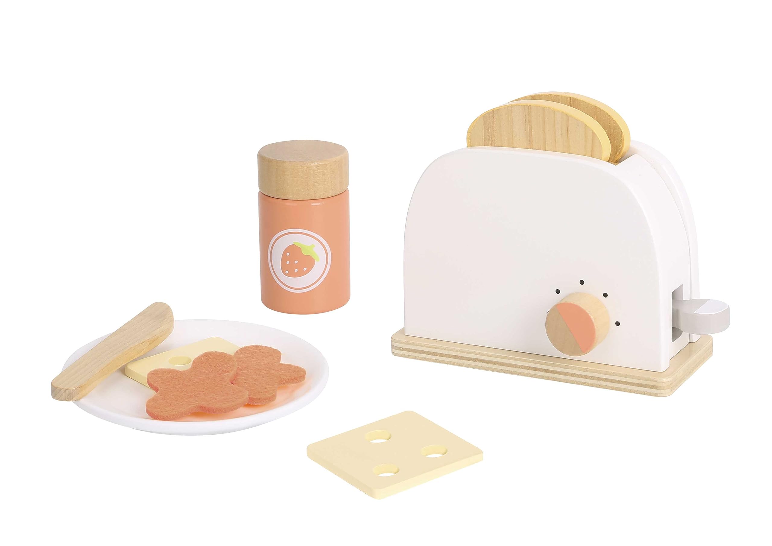 Tooky Toy TL839 Wooden Toaster Set