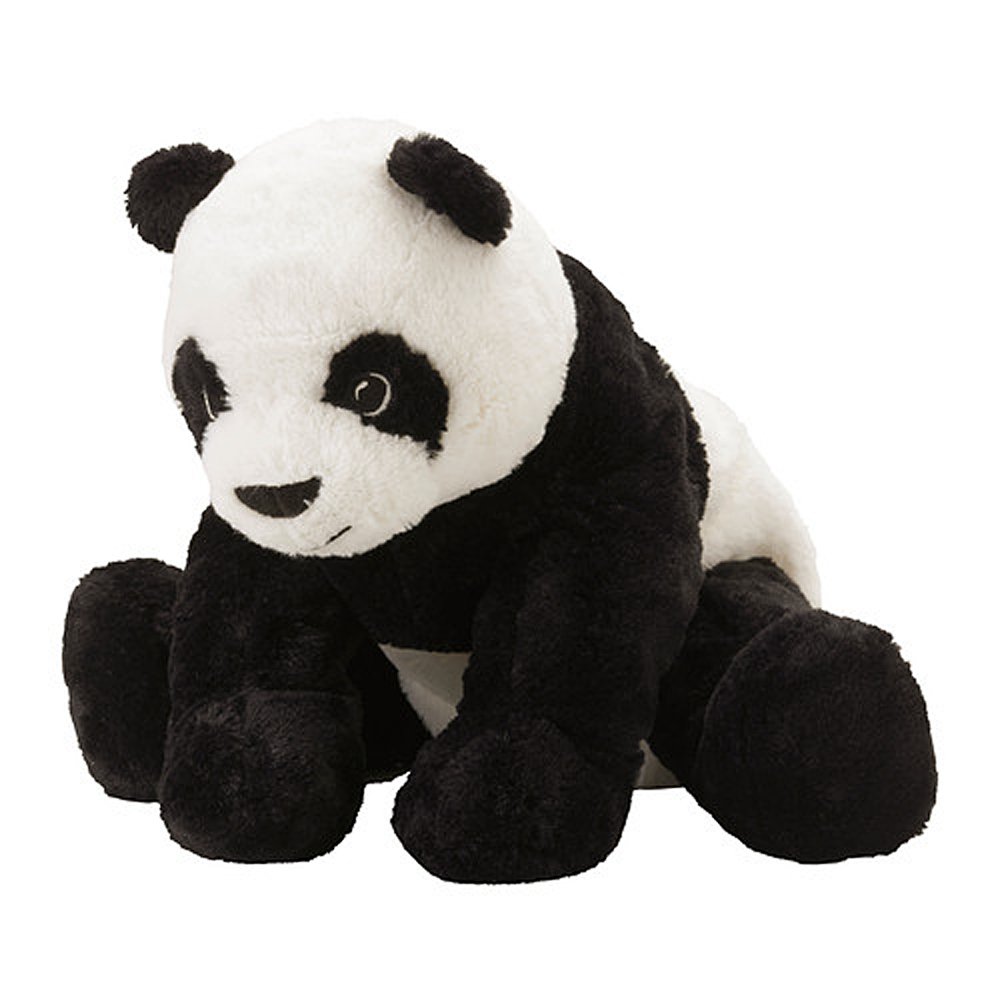 Ikea KRAMIG 902.213.18 Panda, Soft Toy, White, Black, 12.5 Inch, Stuffed Animla Plush Bear