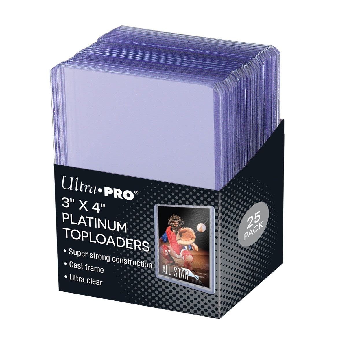 Ultra ProUltra Clear Platinum Toploader 25ct: Perfect for Pokemon Cards, Magic The Gathering, and Your Pokemon Card Binder - Keep Baseball, Basketball, and Football Cards Safe & Happy!