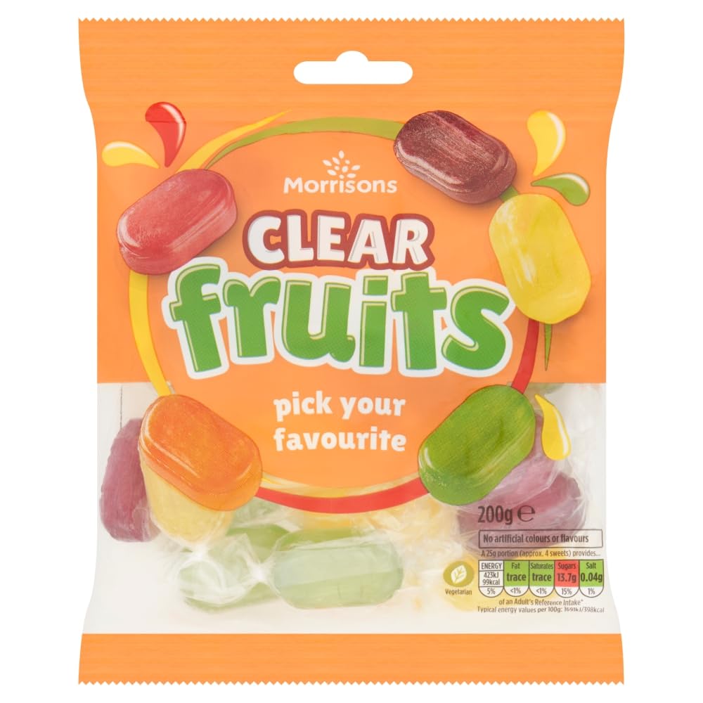 Morrisons Clear Fruits 200g