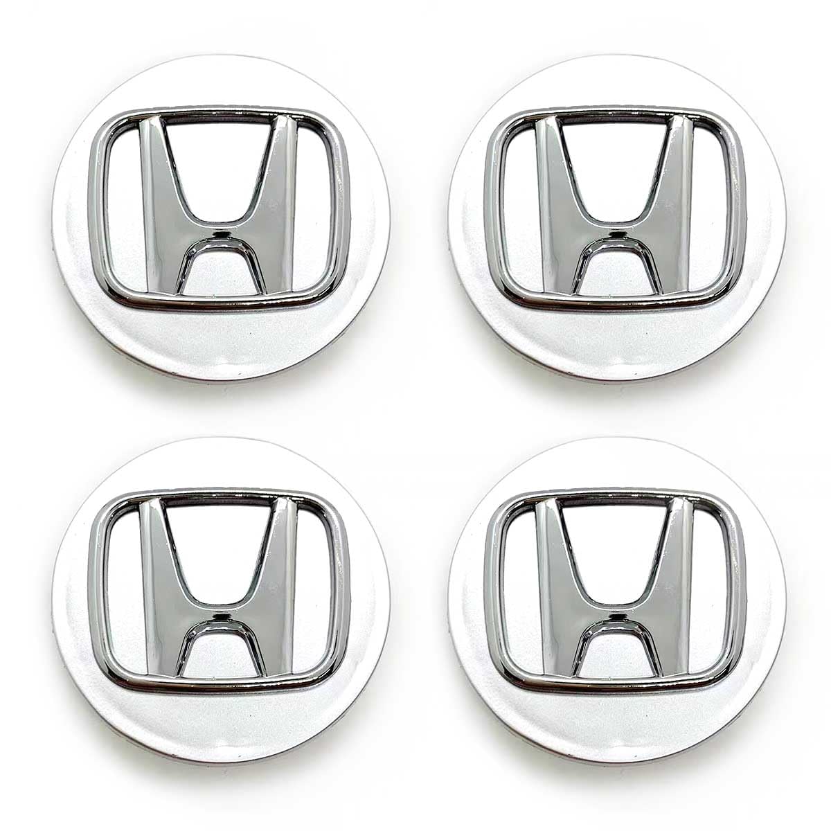 4PCS Replacement Compatible with Honda Wheel Center Caps Parts,58mm/2.28 inches Rim Center Hub Caps for Honda (58 Silver)