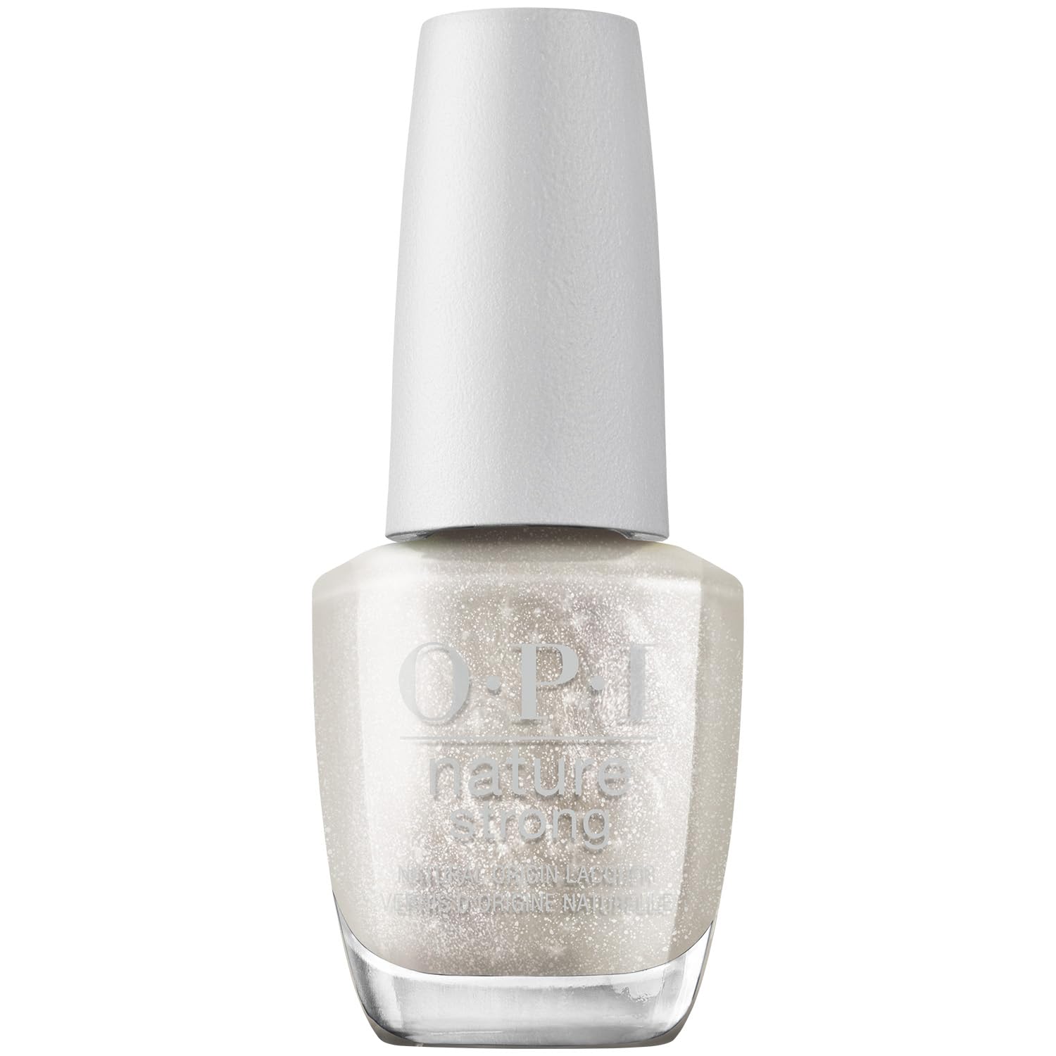 OPI Nature Strong Natural Origin Nail Polish | Opaque Bright Glitter & Shimmer Eco-Friendly Nail Polish | Plant Based, Vegan, Cruelty Free