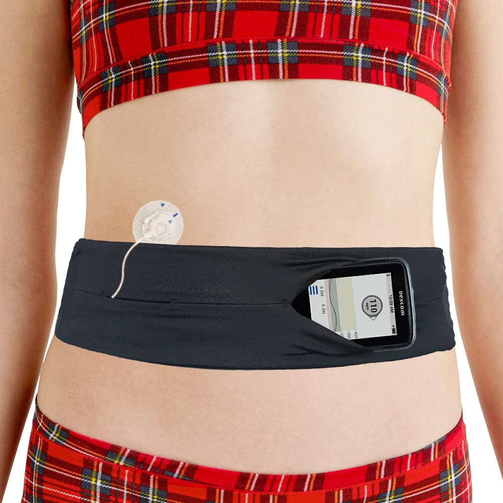 Kids Insulin Pump Belt Adjustable Diabetic T1D Discreet Band Pouch Accessories Comfortable Holder Boys Girls, Small