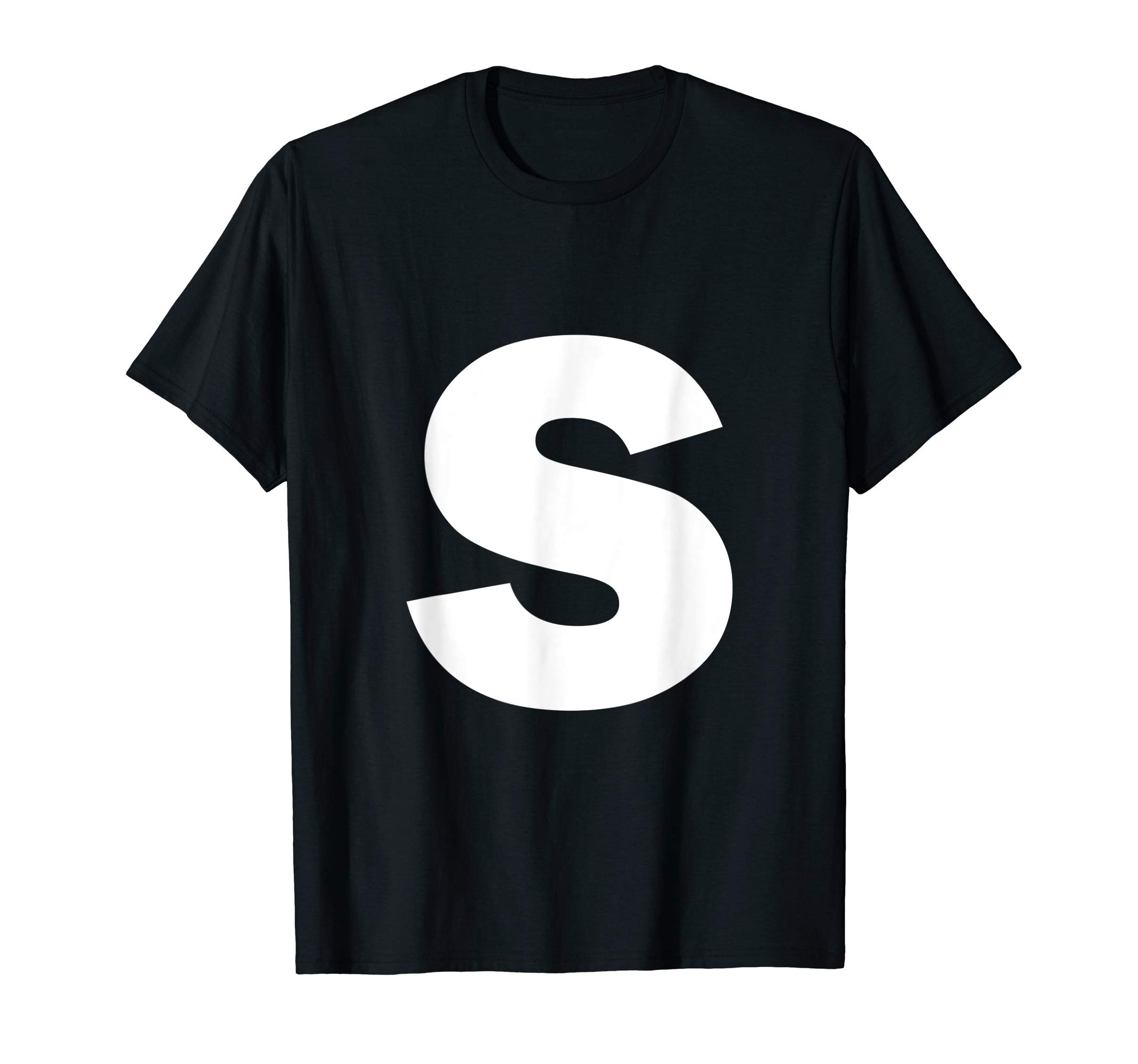 Letter S Capital Alphabet Monogram Initial T-Shirt