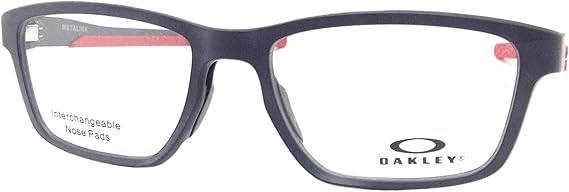 : Oakley METALINK OX8153-0653 Glasses,  inches (55 mm),  Satin Black/Rdln, Satin Black/Rdln : Clothing, Shoes & Jewelry