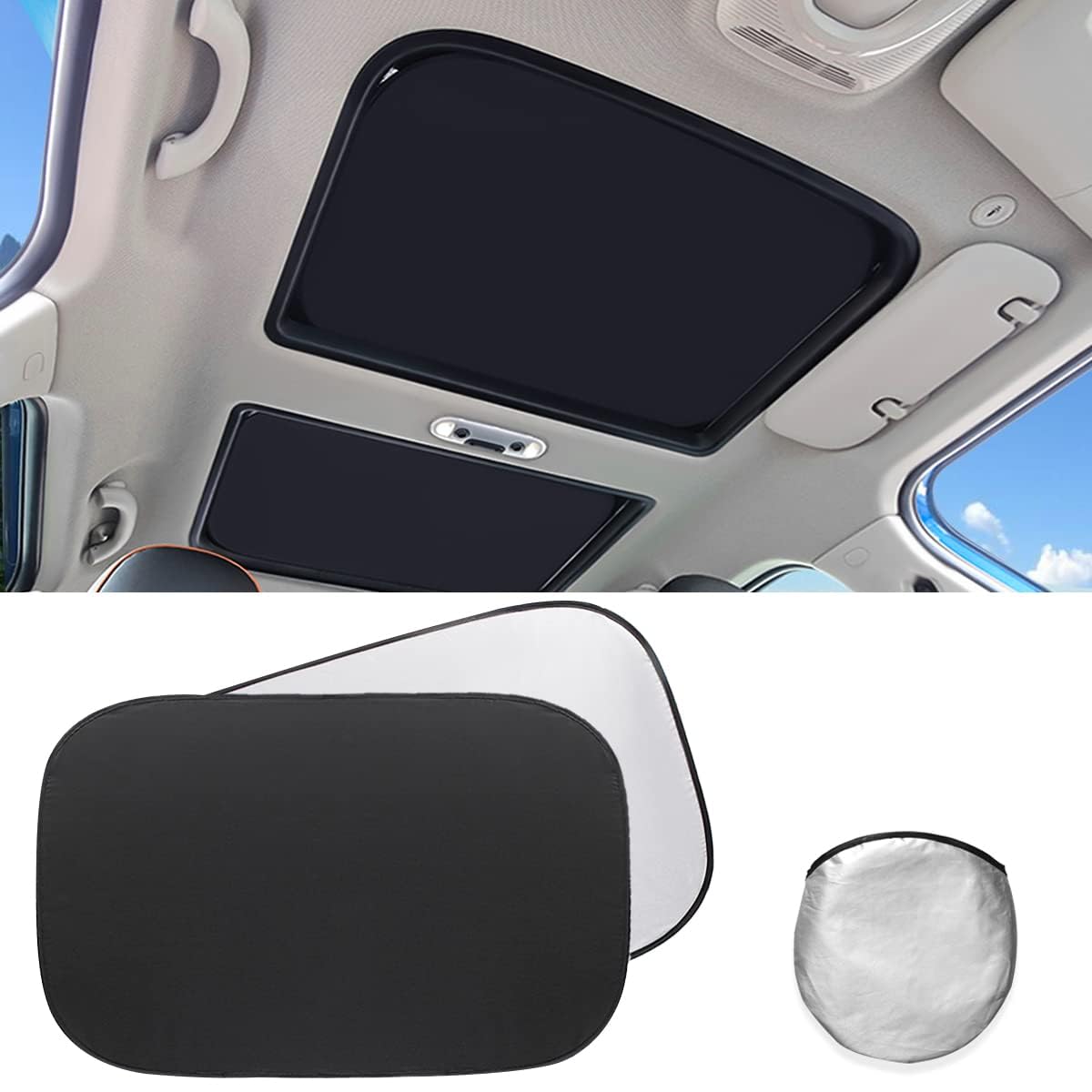 UV Ray Car Sunroof Sun Shade Interior Sun Protector Sunshade Compatible for Mini Cooper R56/F56/F54/R55/F55/R60 Accessories