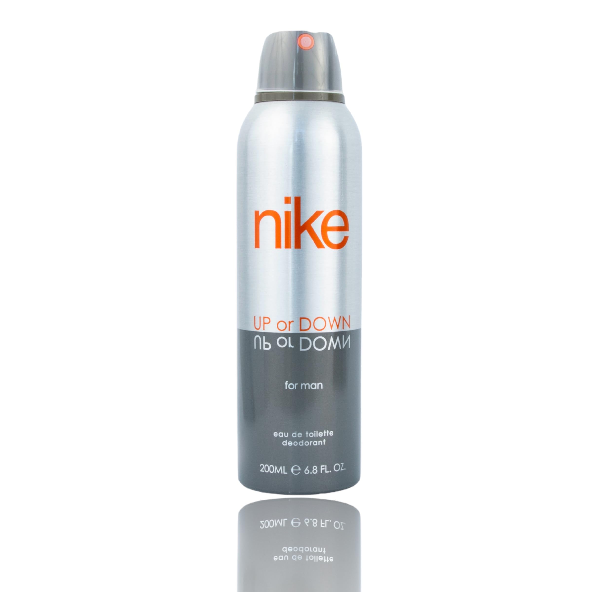 Nike Up Or Down Silver Deodorant For Men, 200Ml - Liquid