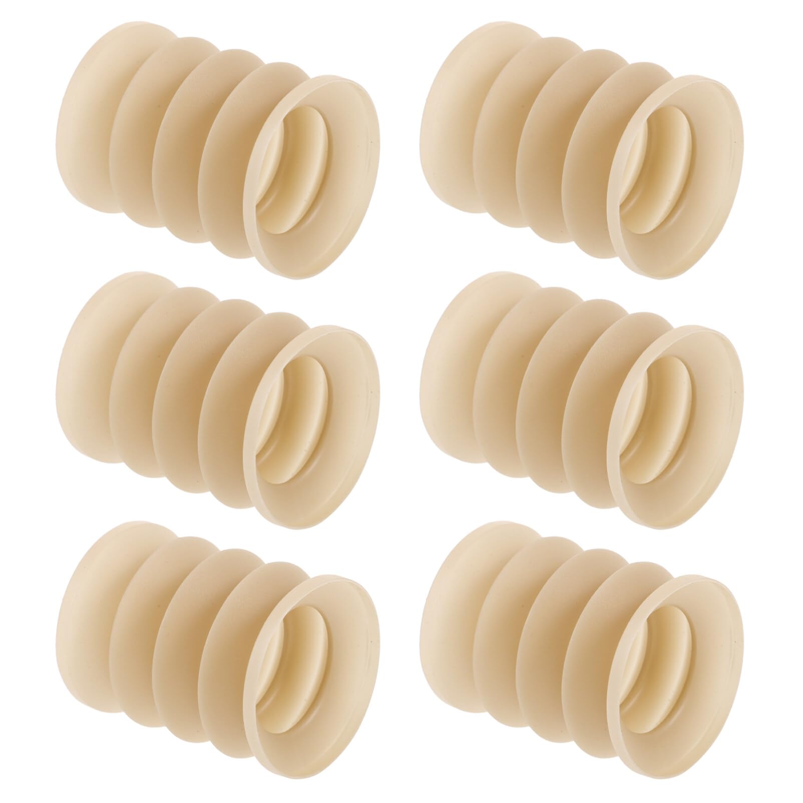 TOYANDONANeck Cracker Gimmick 6pcs Bone Crack Sound Comedy Prop Funny Novelty Cracking Sound Ga-g for Close Up Street or Halloween Stage Trick Toy Beige