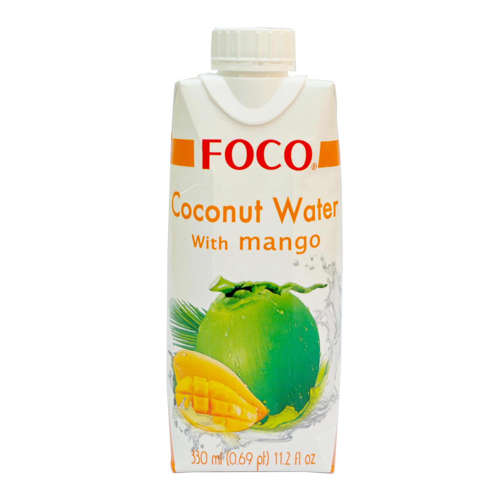 Foco Coconut Water with Mango, 330ml