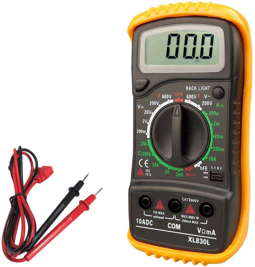 LCD Digital Multimeter Voltmeter AC DC Voltage Tester Circuit Checker Buzzer