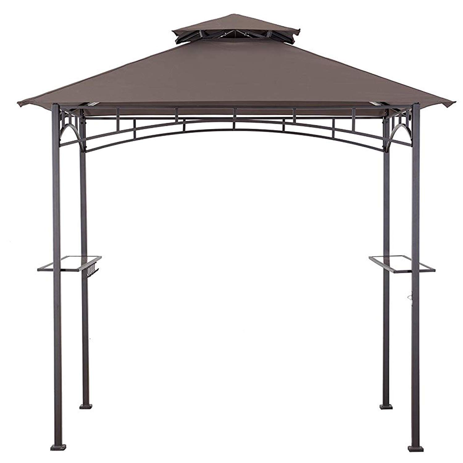 MasterCanopyGrill Gazebo Replacement Canopy Top for Model L-GG001PST-F (Brown)