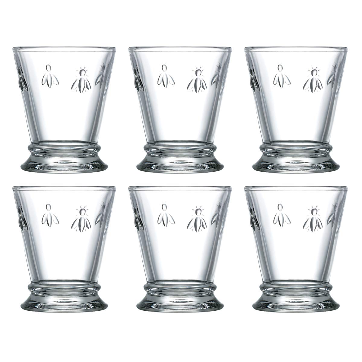 La Rochere Set of 6 Bee Tumblers, 26cl