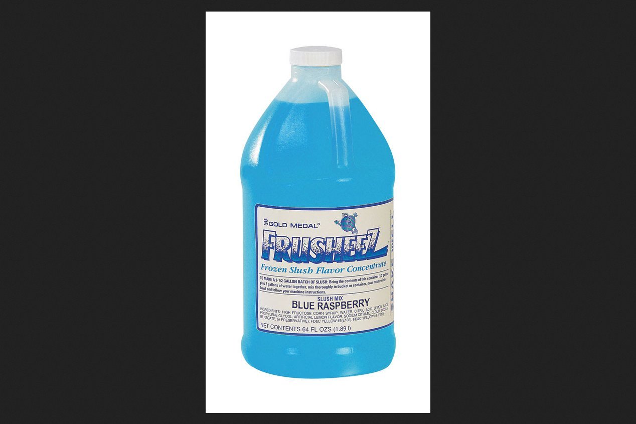 Gold MedalFrusheez Blue Raspberry Syrup 0.5 gal.